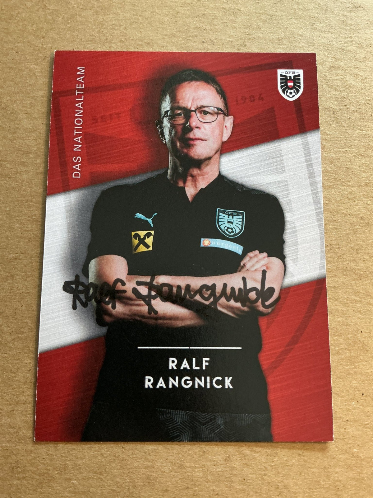 Ralf Rangnick, Germany 🇩🇪 Austria 2023 hand signed - Autographs-World