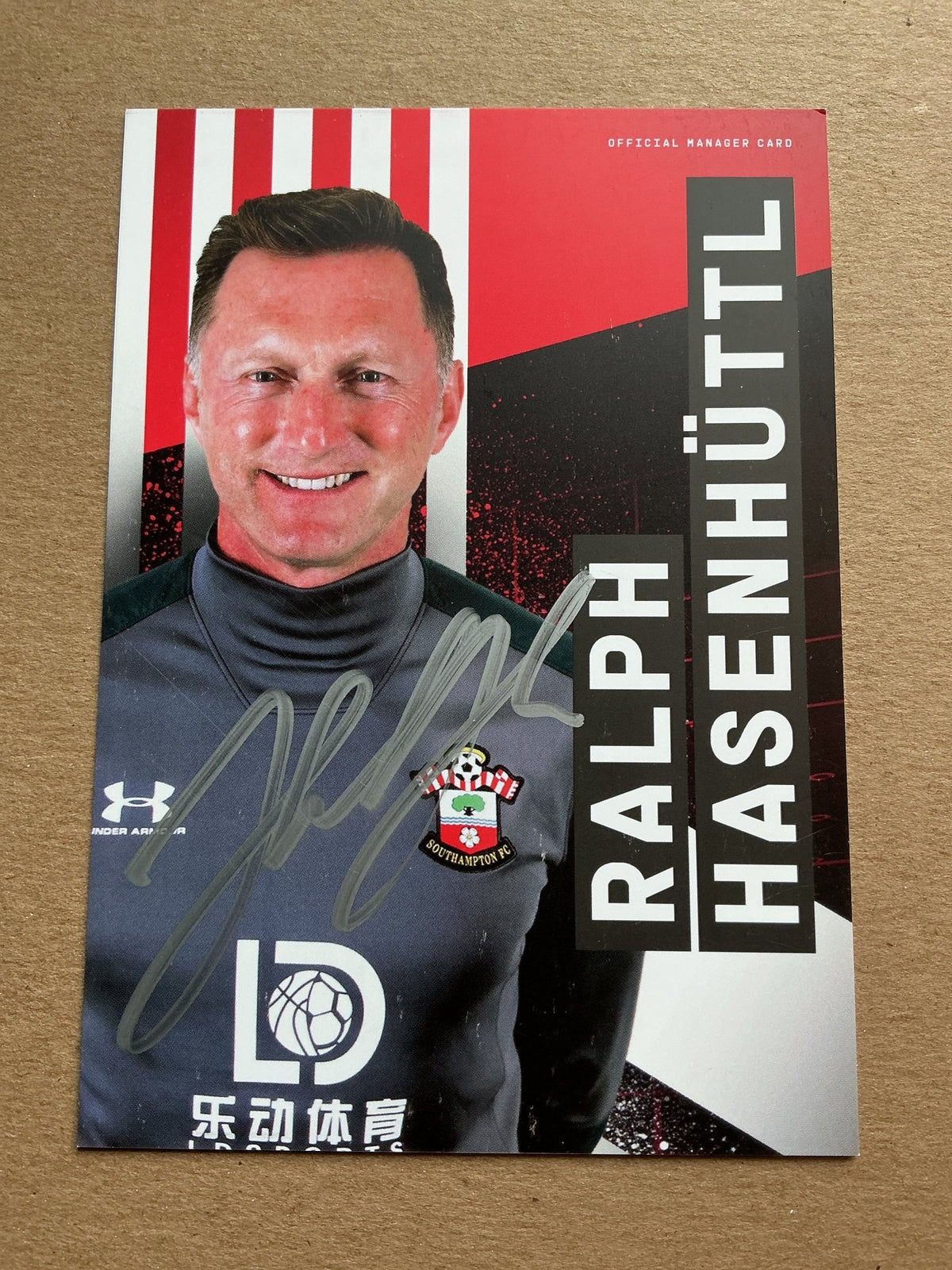 Ralph Hasenhüttl, Austria 🇦🇹 Southampton FC 2019/20 hand signed - Autographs-World