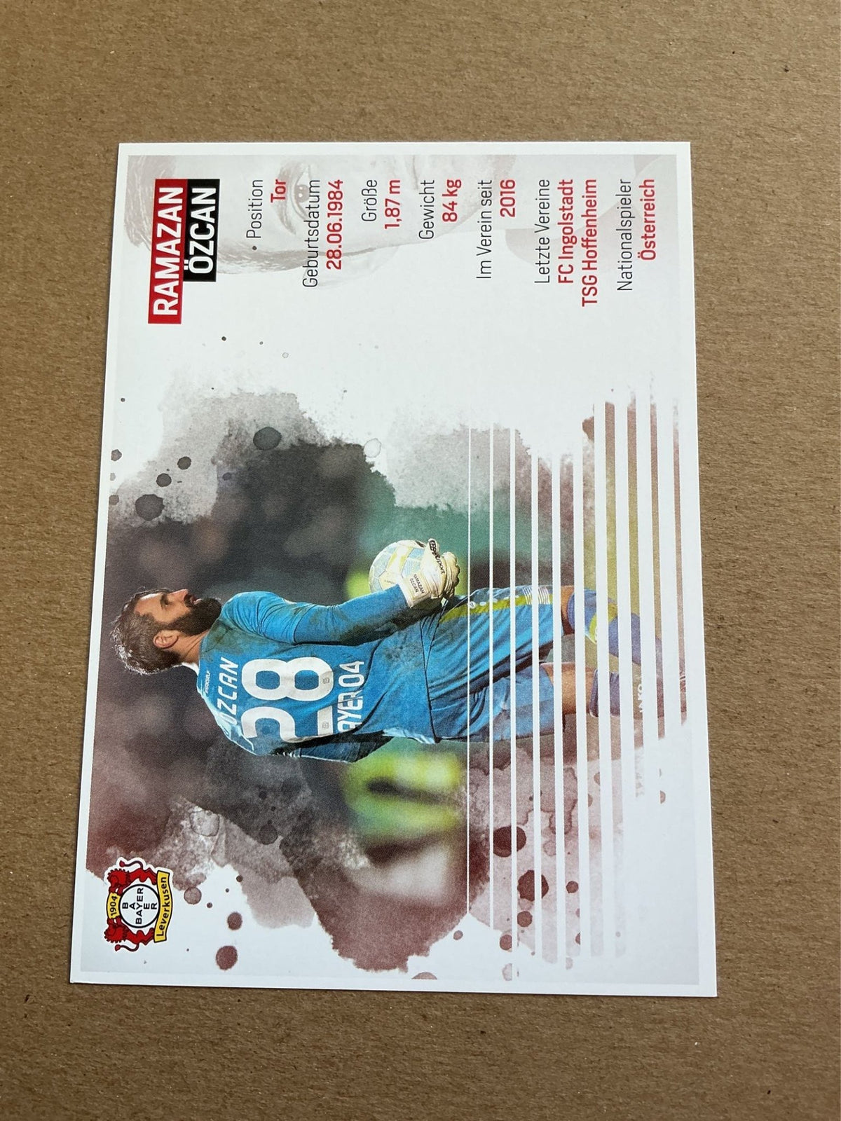 Ramazan Özcan, Austria 🇦🇹 Bayer 04 Leverkusen 2017/18 hand signed - Autographs-World