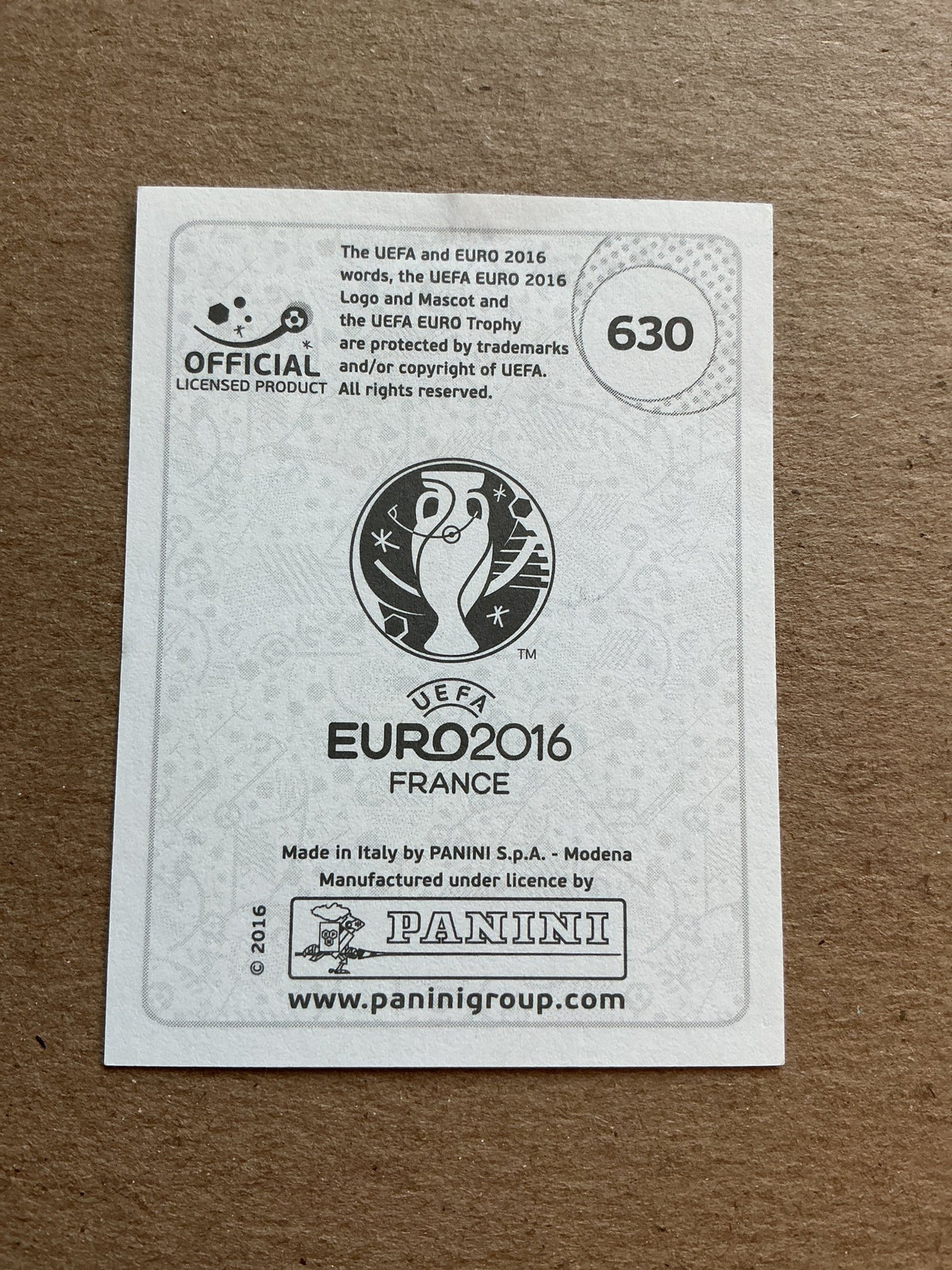 Ramazan Özcan, Austria 🇦🇹 UEFA Euro 2016 Panini hand signed - Autographs-World
