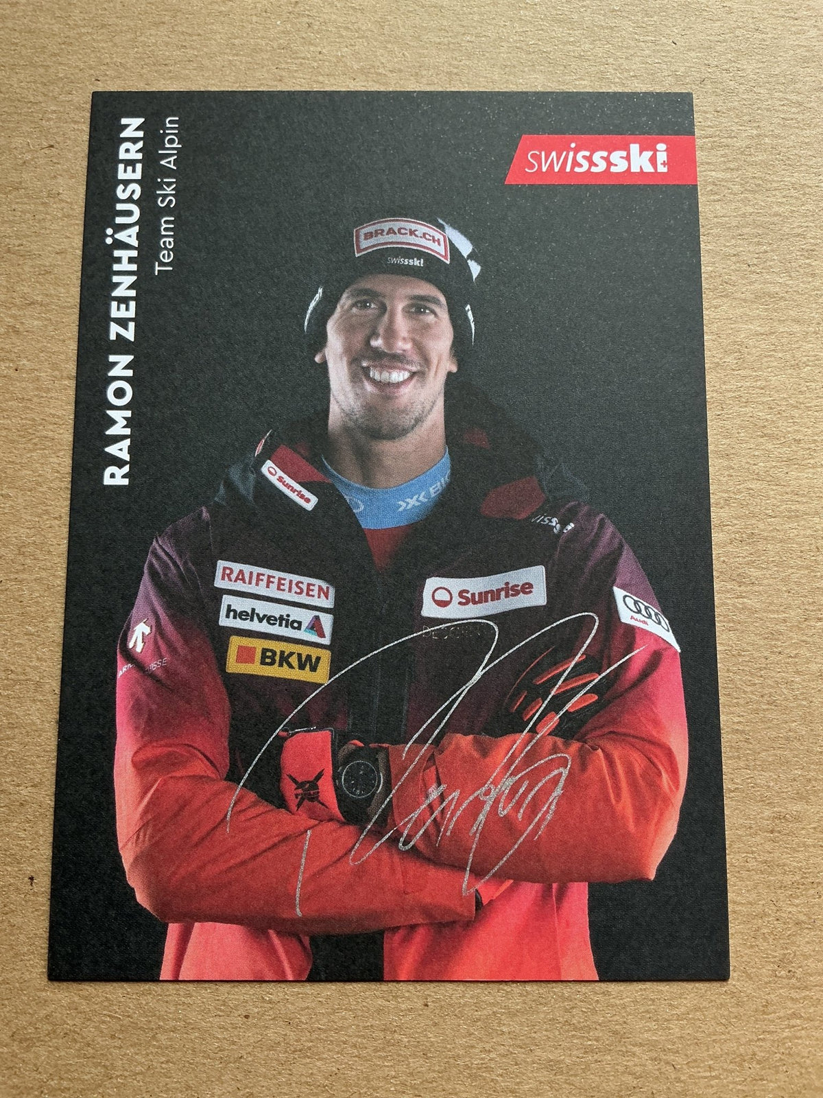 Ramon Zenhäusern, Switzerland 🇨🇭 Alpine Winter 2022/23 hand signed - Autographs-World
