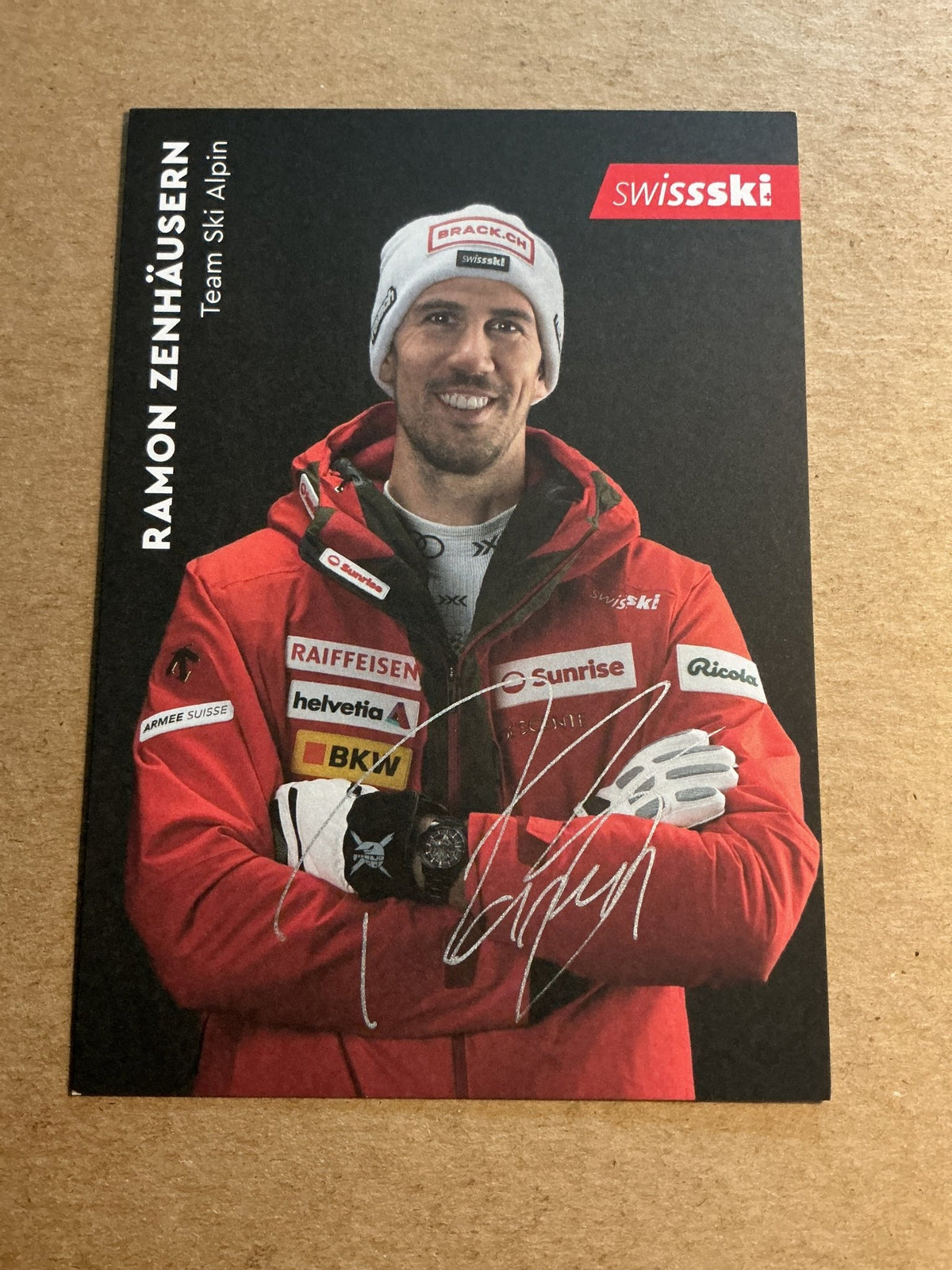 Ramon Zenhäusern, Switzerland 🇨🇭 Alpine Winter Sports 2024/25 hand signed - Autographs-World
