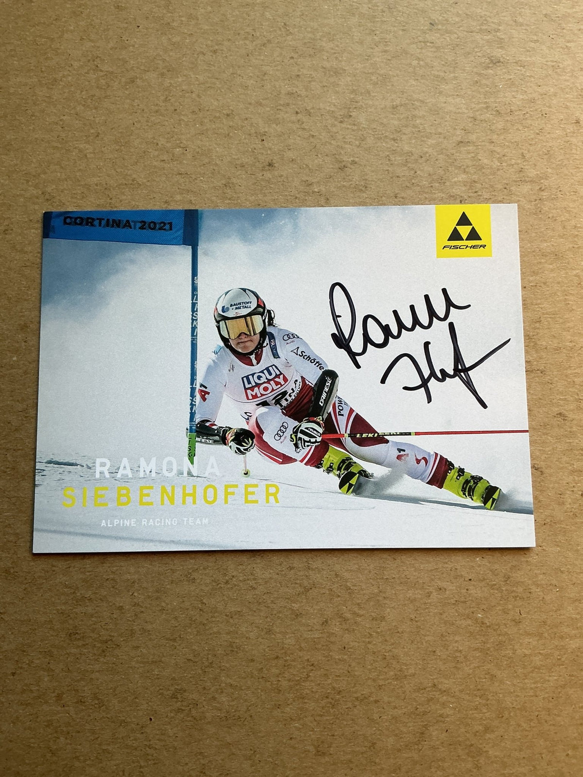 Ramona Siebenhofer, Austria 🇦🇹 Alpine Winter 2022/23 hand signed - Autographs-World