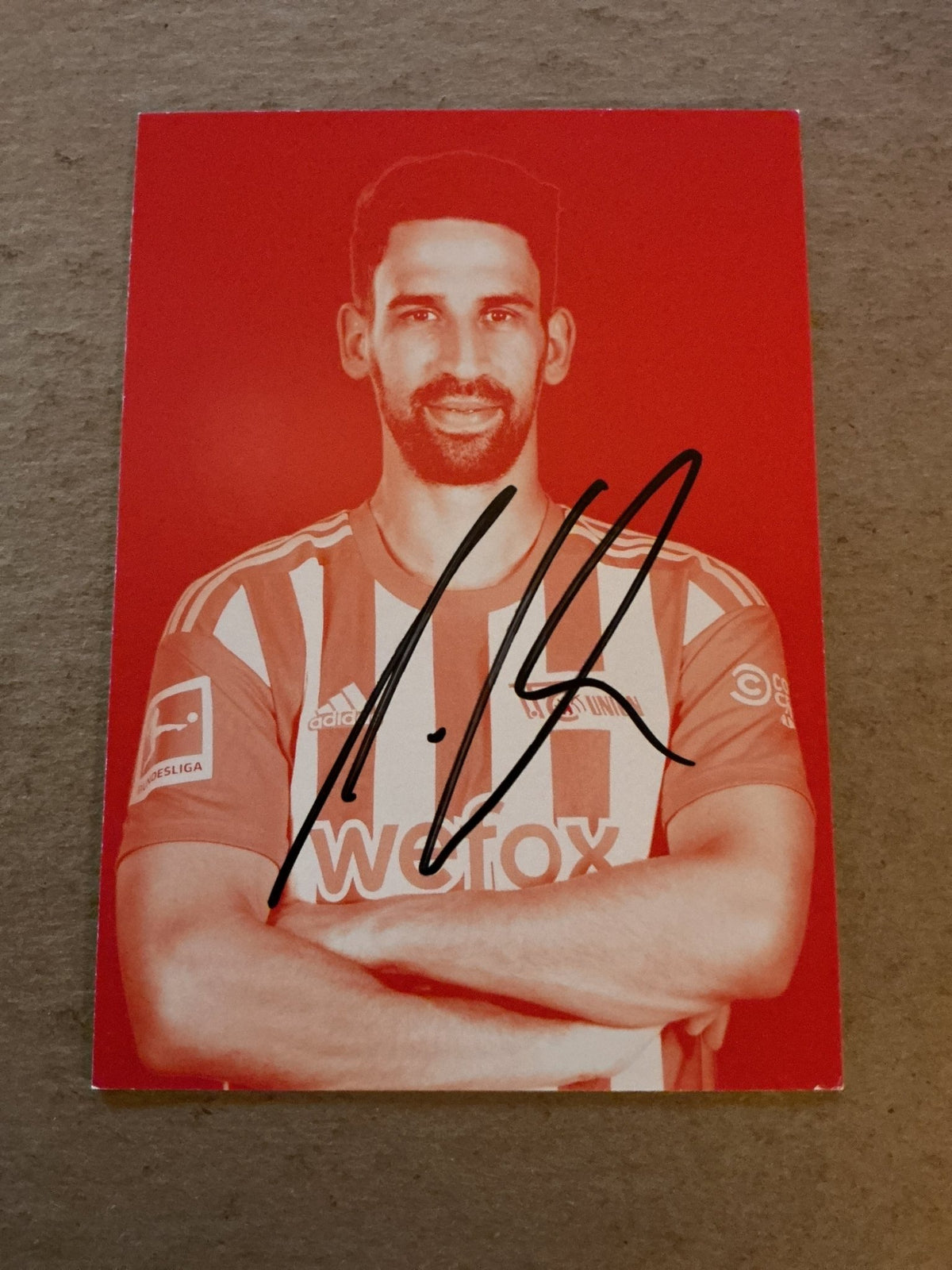 Rani Khedira, Germany 🇩🇪 1.FC Union Berlin 2022/23 hand signed - Autographs-World
