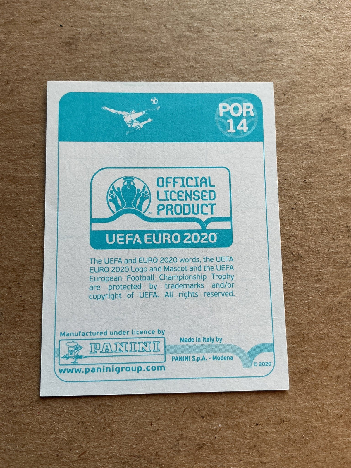 Raphaël Guerreiro, Portugal 🇵🇹 UEFA Euro 2020 Panini hand signed - Autographs-World