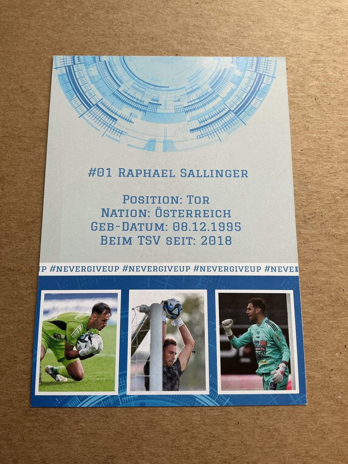 Raphael Sallinger, Austria 🇦🇹 TSV Hartberg 2023/24 hand signed - Autographs-World
