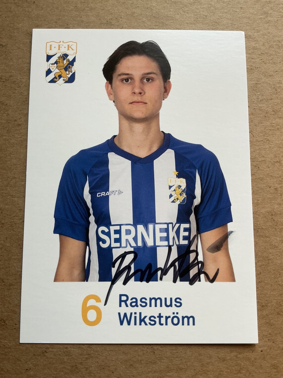 Rasmus Wikström, Sweden 🇸🇪 IFK Göteborg 2020/21 hand signed - Autographs-World