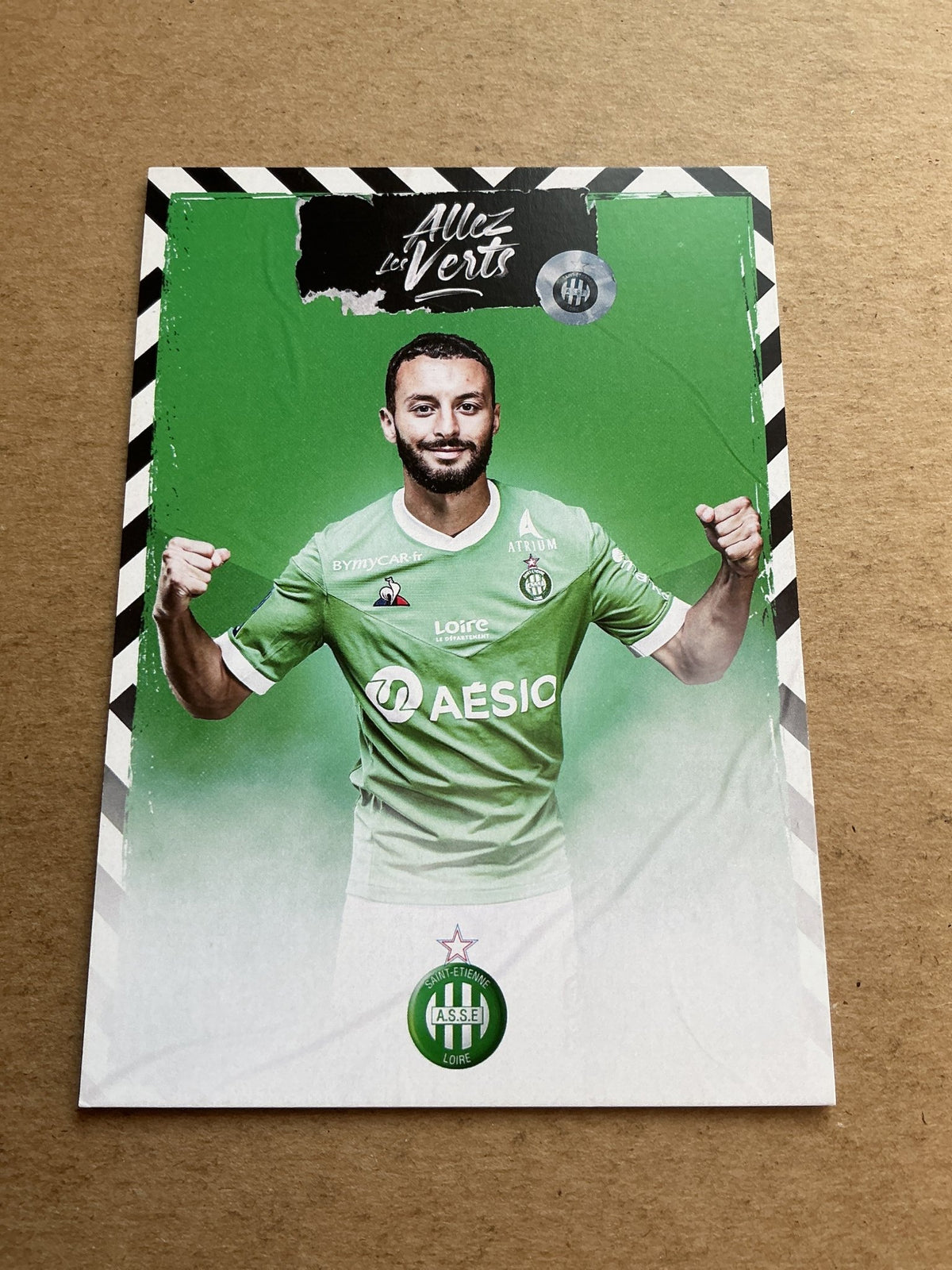 Rayan Souici, France 🇫🇷 AS Saint-Étienne 2020/21 hand signed - Autographs-World