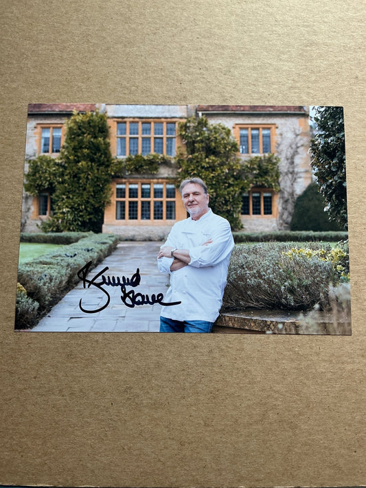 Raymond Blanc, France 🇫🇷 Chef 2024 hand signed - Autographs-World