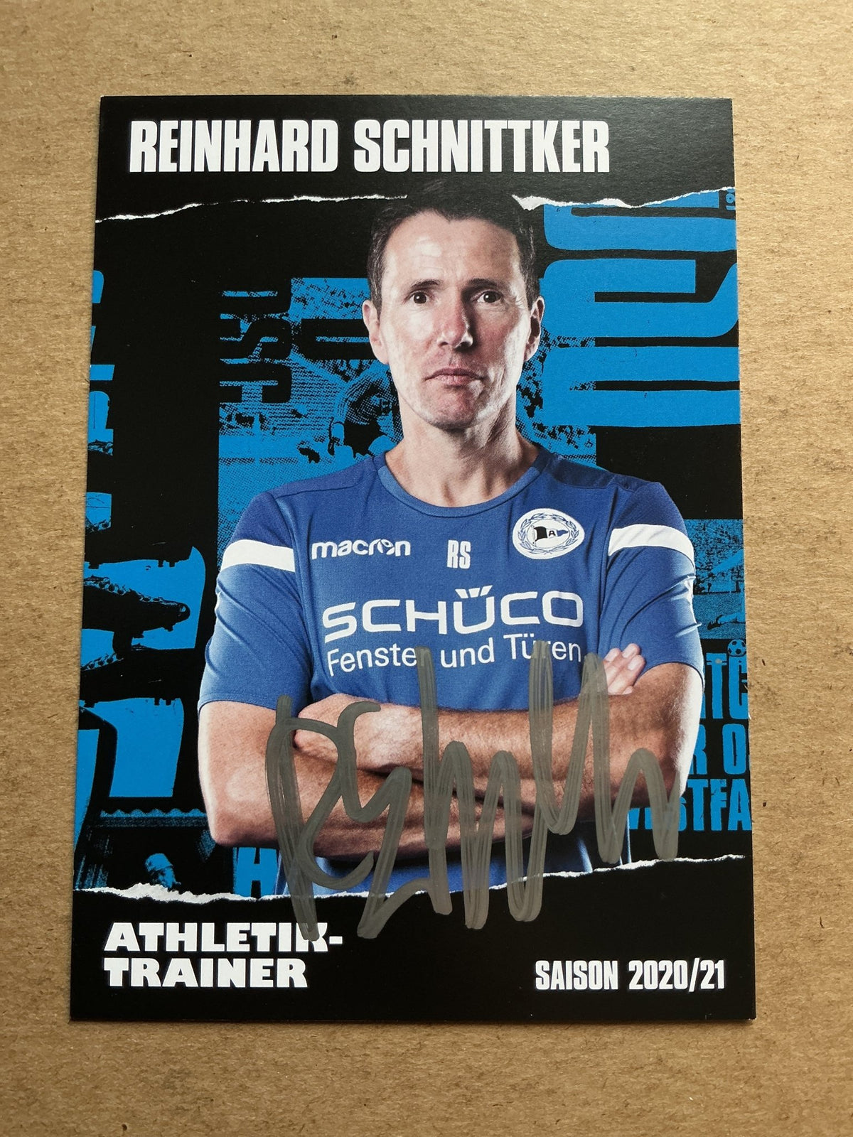 Reinhard Schnittker, Germany 🇩🇪 Arminia Bielefeld 2020/21 hand signed - Autographs-World