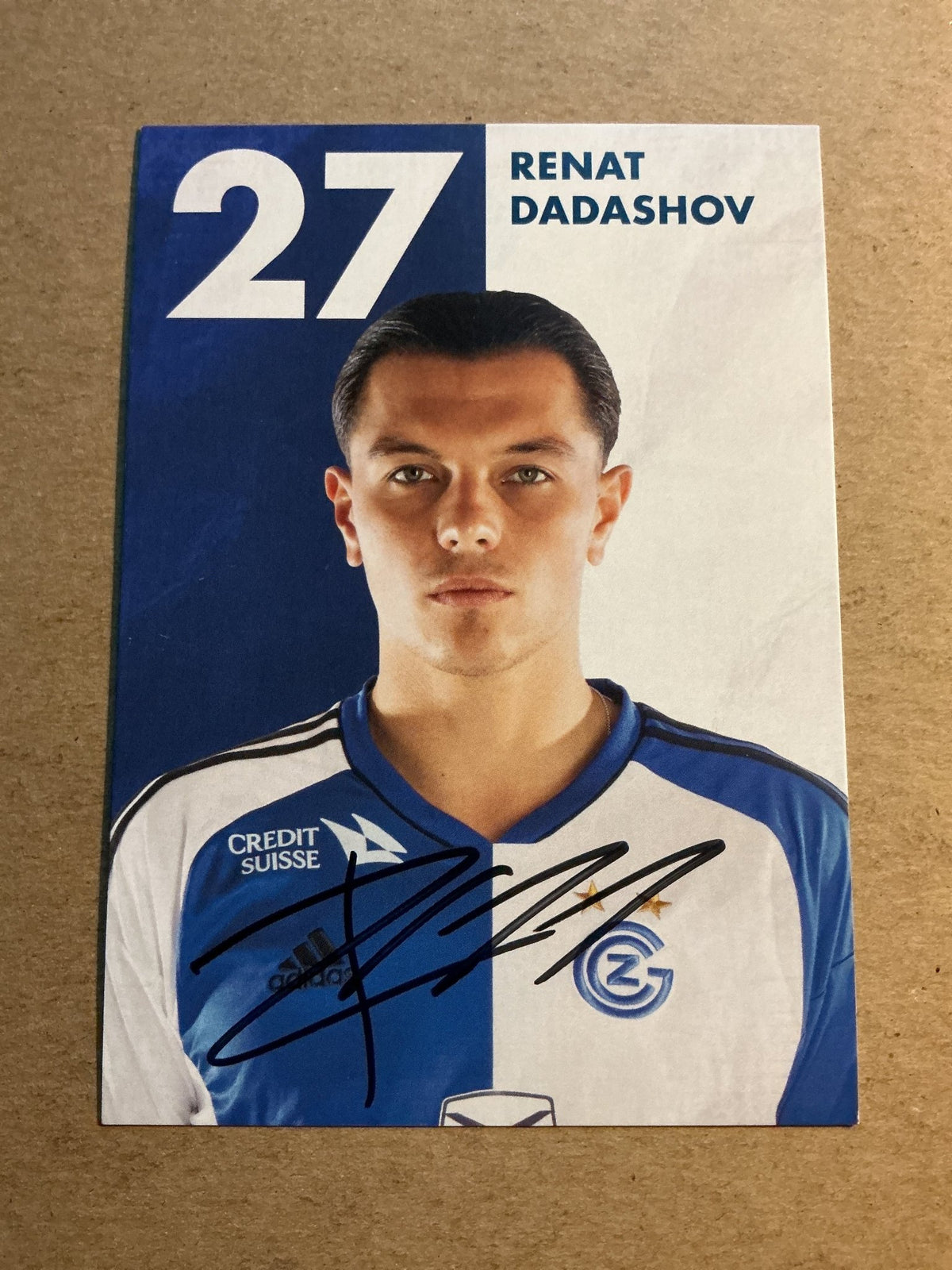 Renat Dadashov, Azerbaijan 🇦🇿 Grasshopper Zürich 2022/23 hand signed - Autographs-World