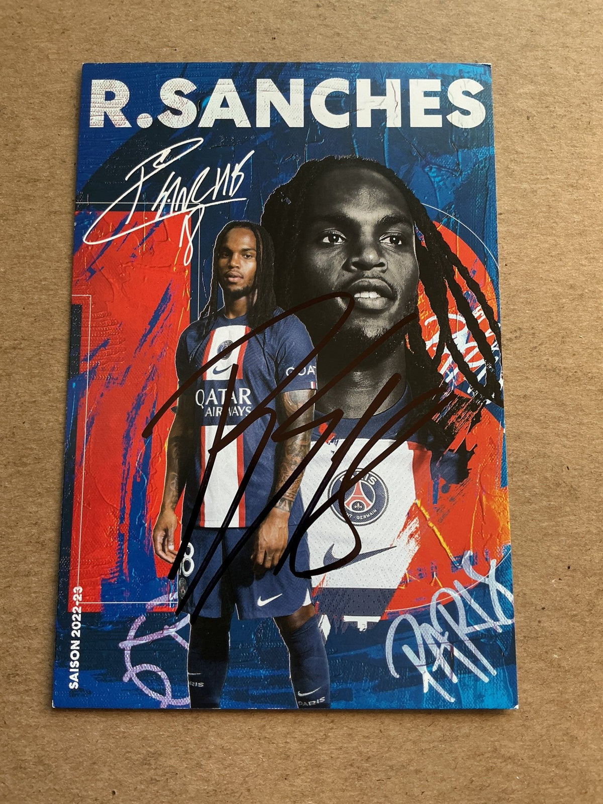 Renato Sanches, Portugal 🇵🇹 Paris Saint-Germain 2022/23 hand signed - Autographs-World