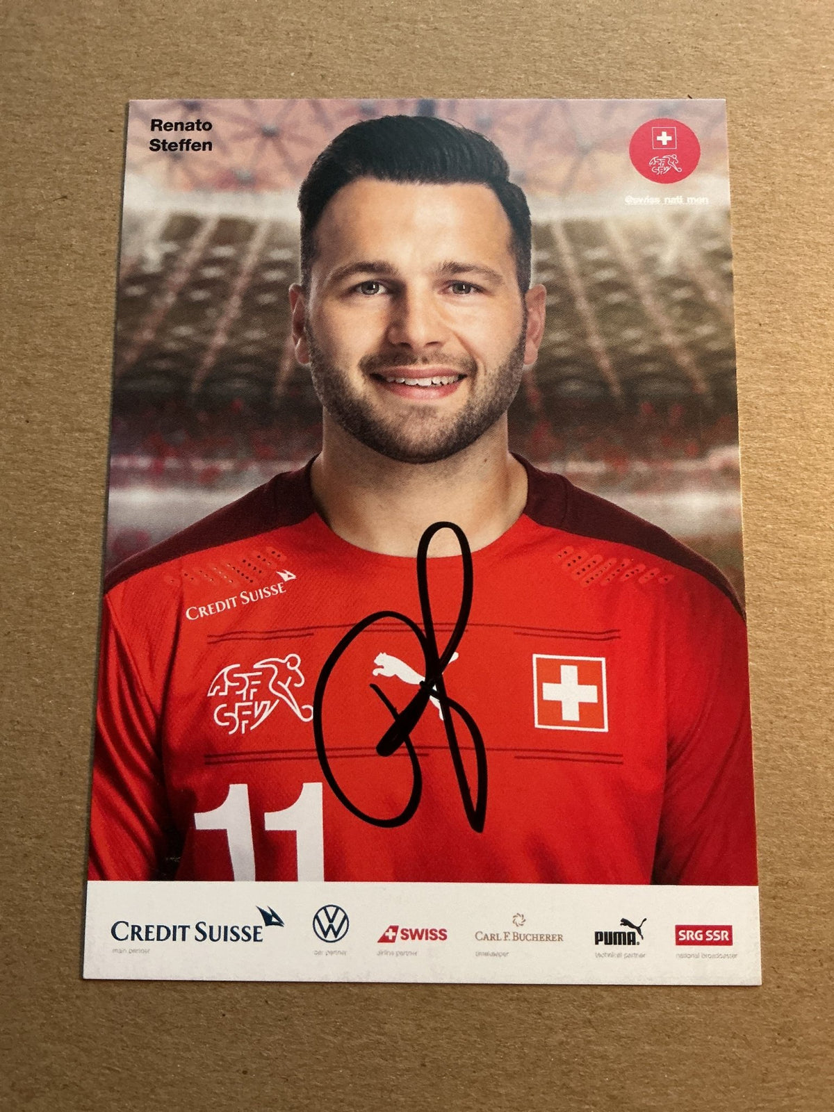 Renato Steffen, Switzerland 🇨🇭 2021 hand signed - Autographs-World