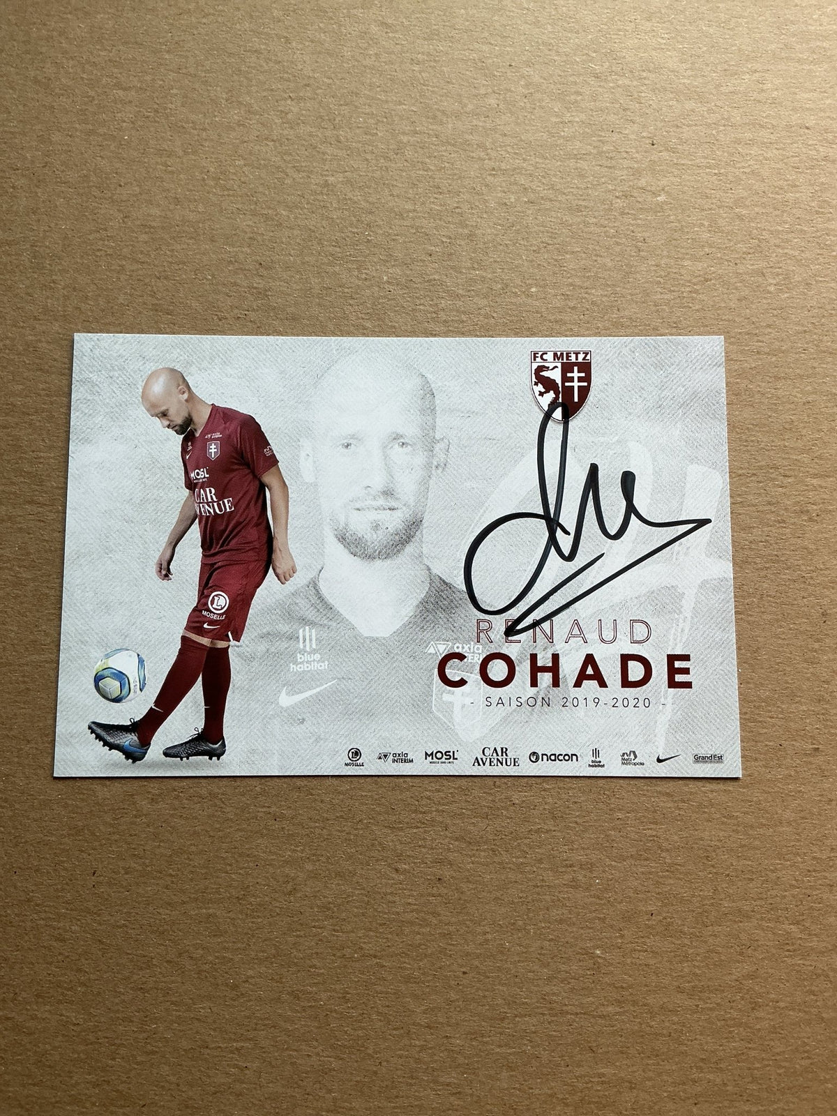 Renaud Cohade, France 🇫🇷 FC Metz 2019/20 hand signed - Autographs-World