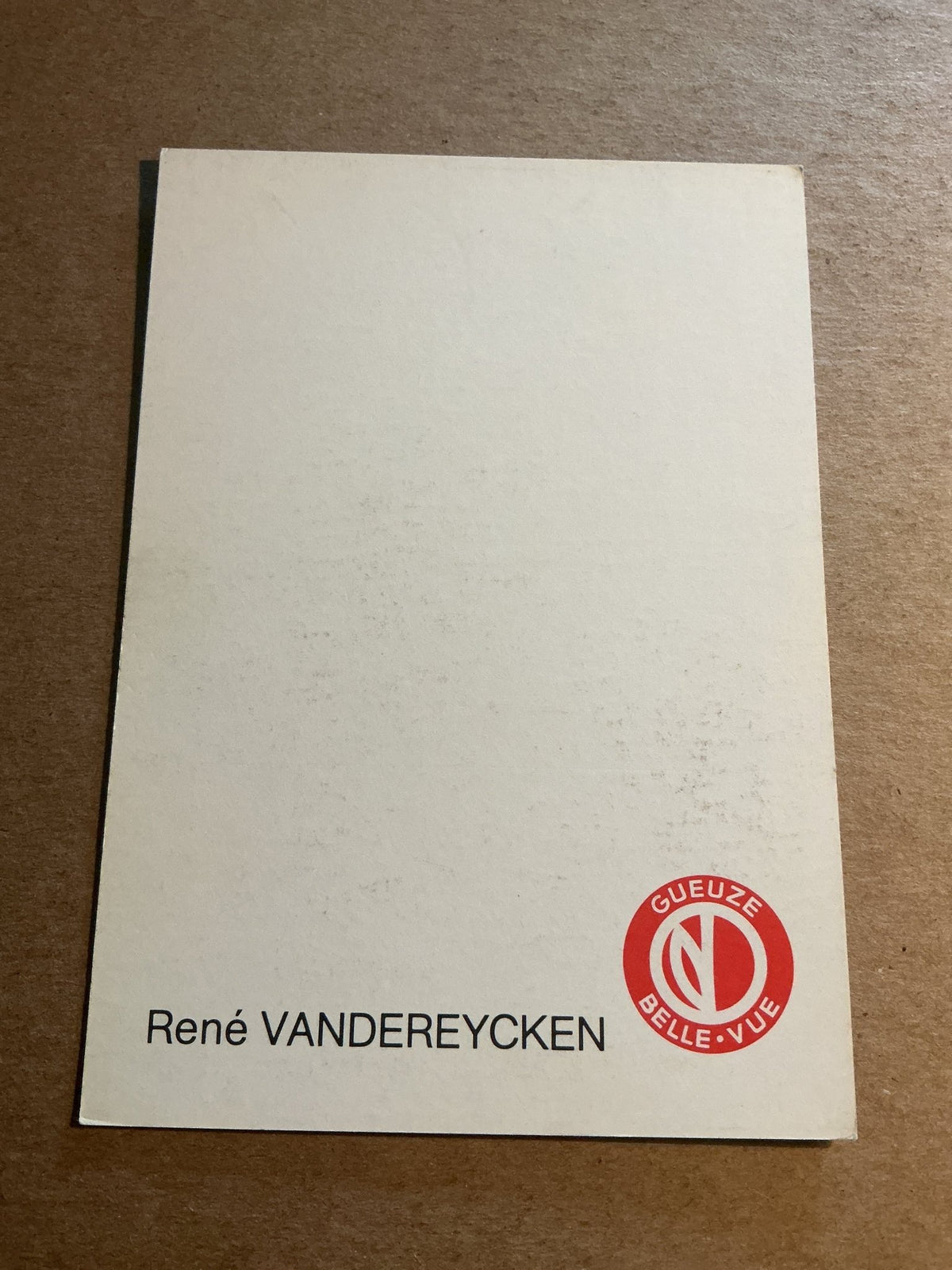 Rene Vandereycken, Belgium 🇧🇪 RSC Anderlecht 1983/84 hand signed - Autographs-World