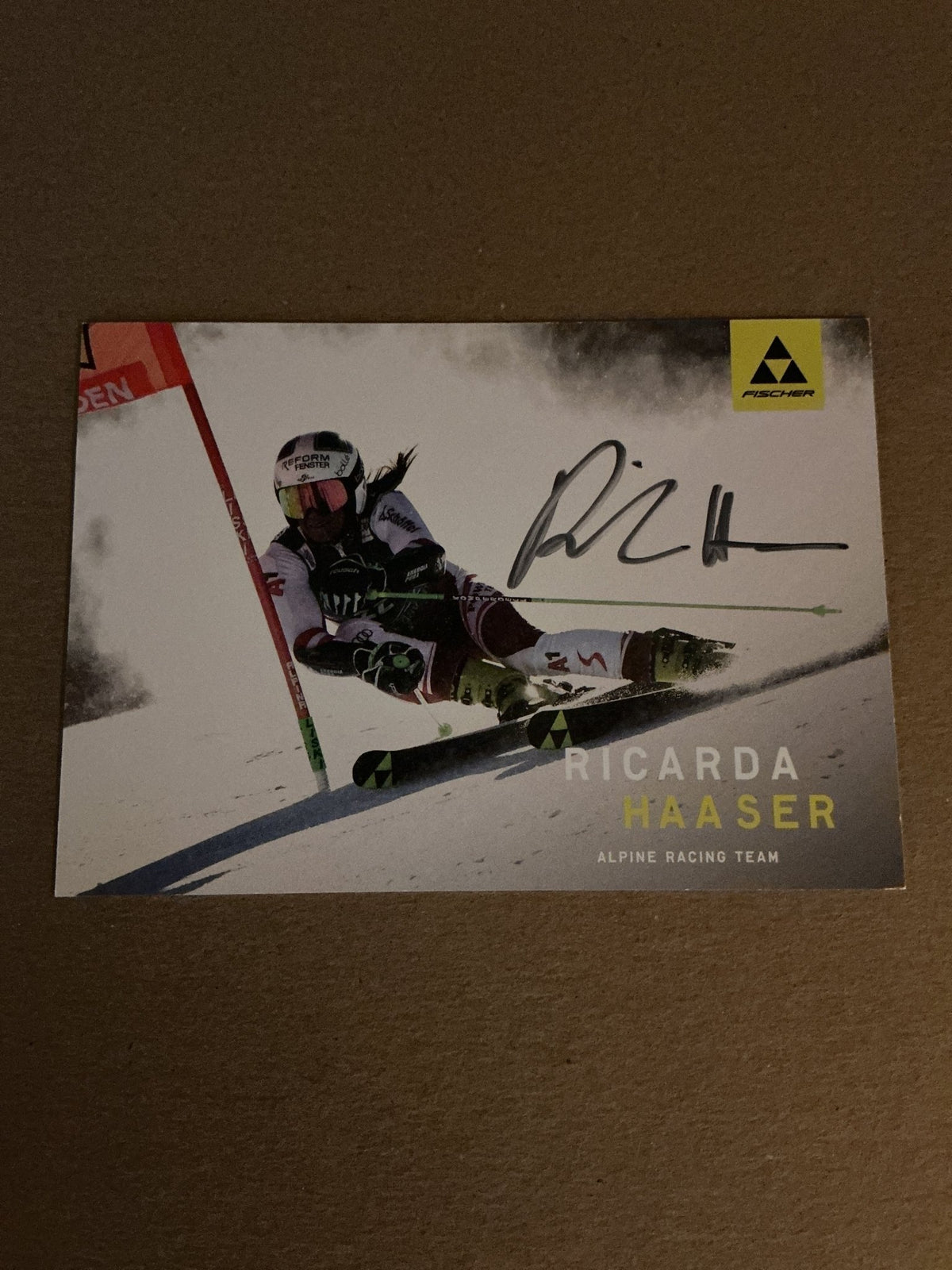 Ricarda Haaser, Austria 🇦🇹 Alpine 2023/24 hand signed - Autographs-World