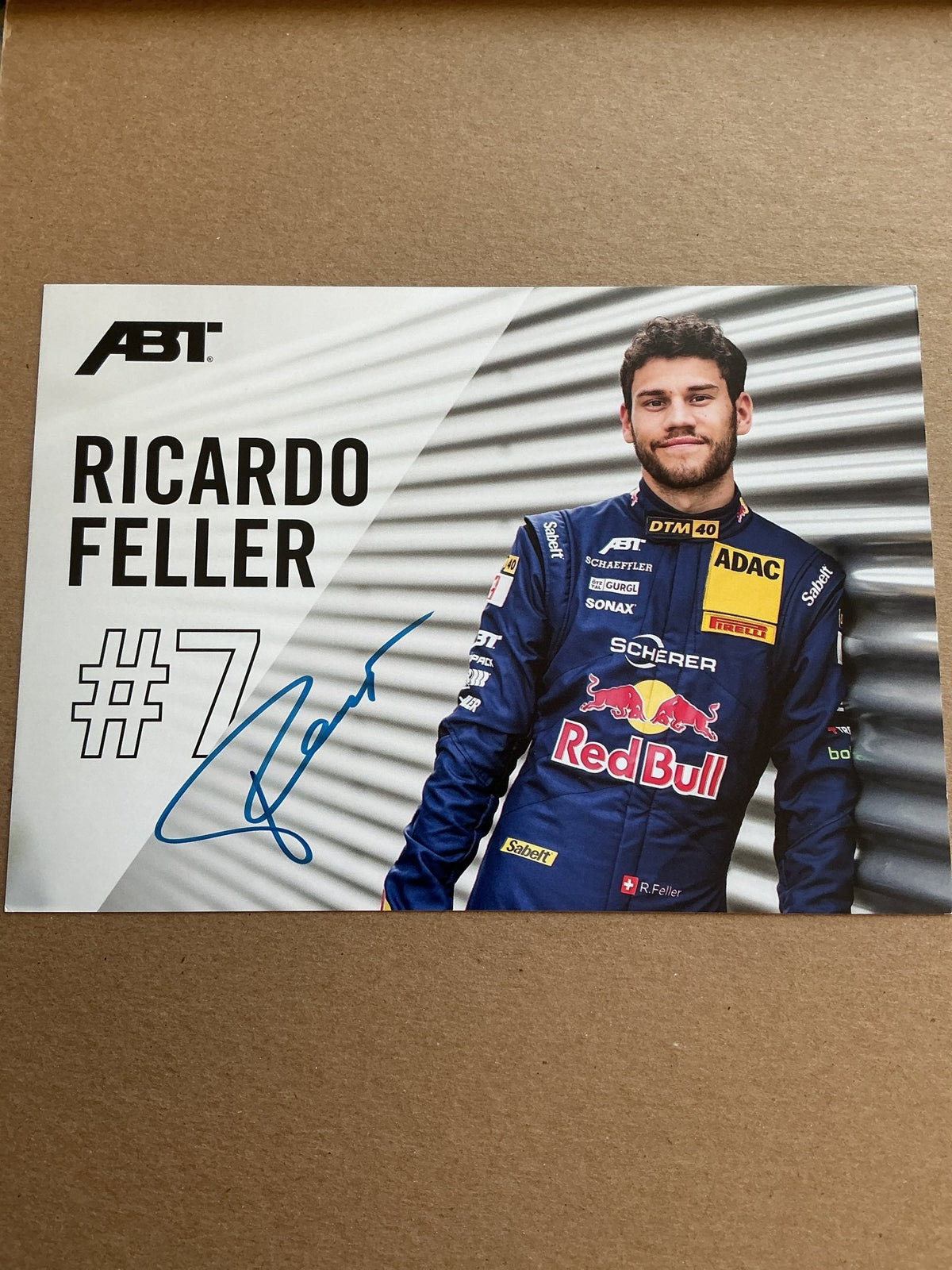 Ricardo Feller, Switzerland 🇨🇭 Tourenwagen Masters Sports 2024 hand signed - Autographs-World