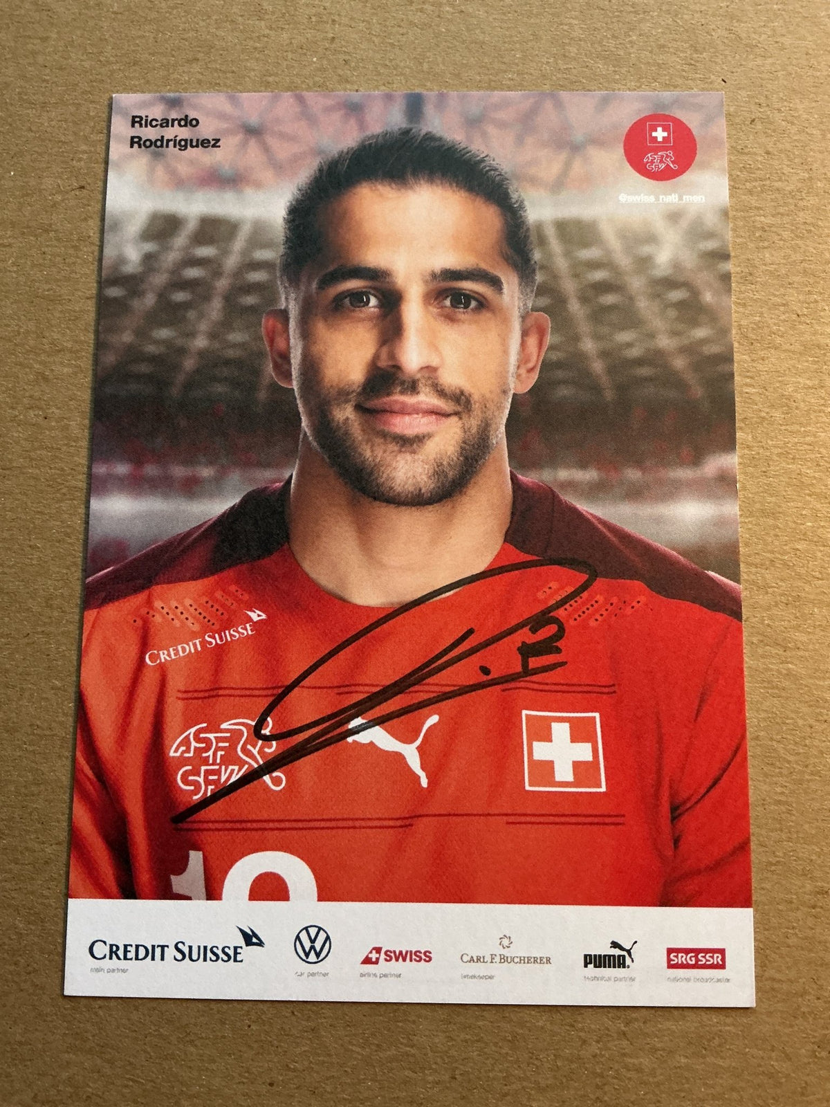 Ricardo Rodriguez, Switzerland 🇨🇭 2021 hand signed - Autographs-World