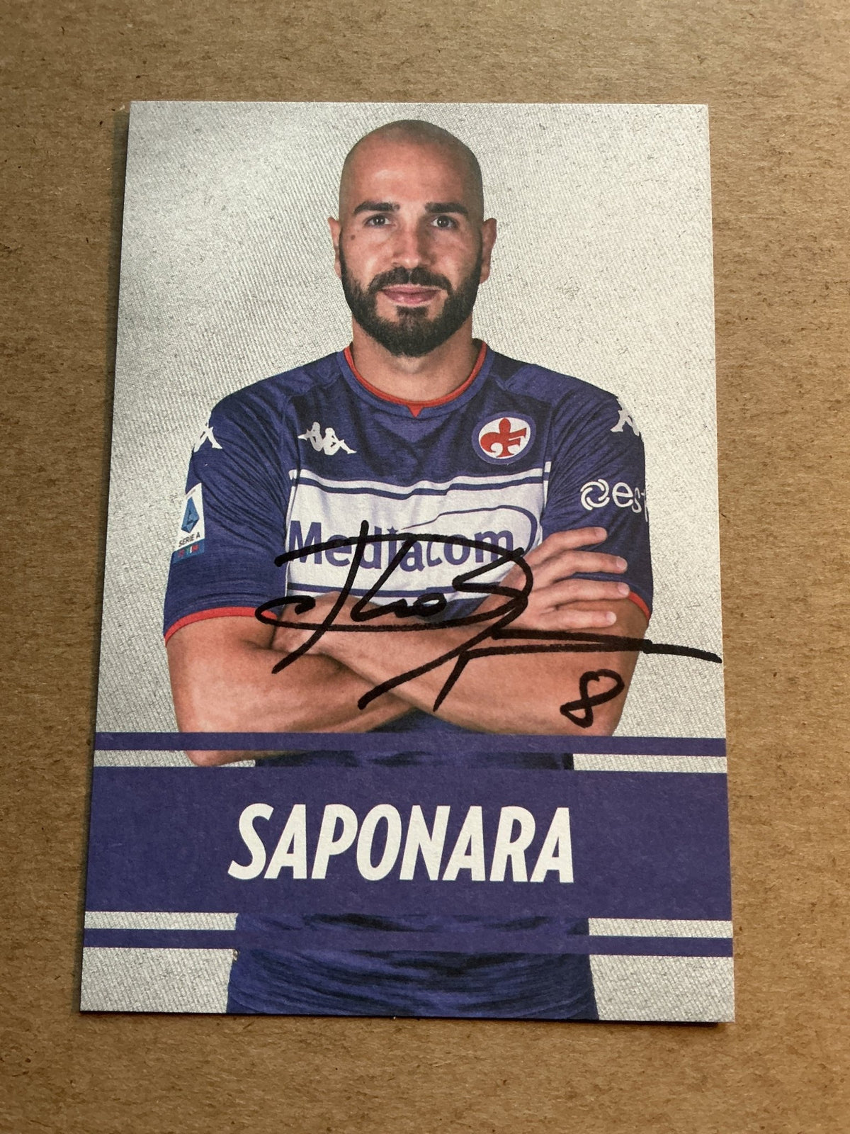 Riccardo Saponara, Italy 🇮🇹 ACF Fiorentina 2021/22 hand signed - Autographs-World
