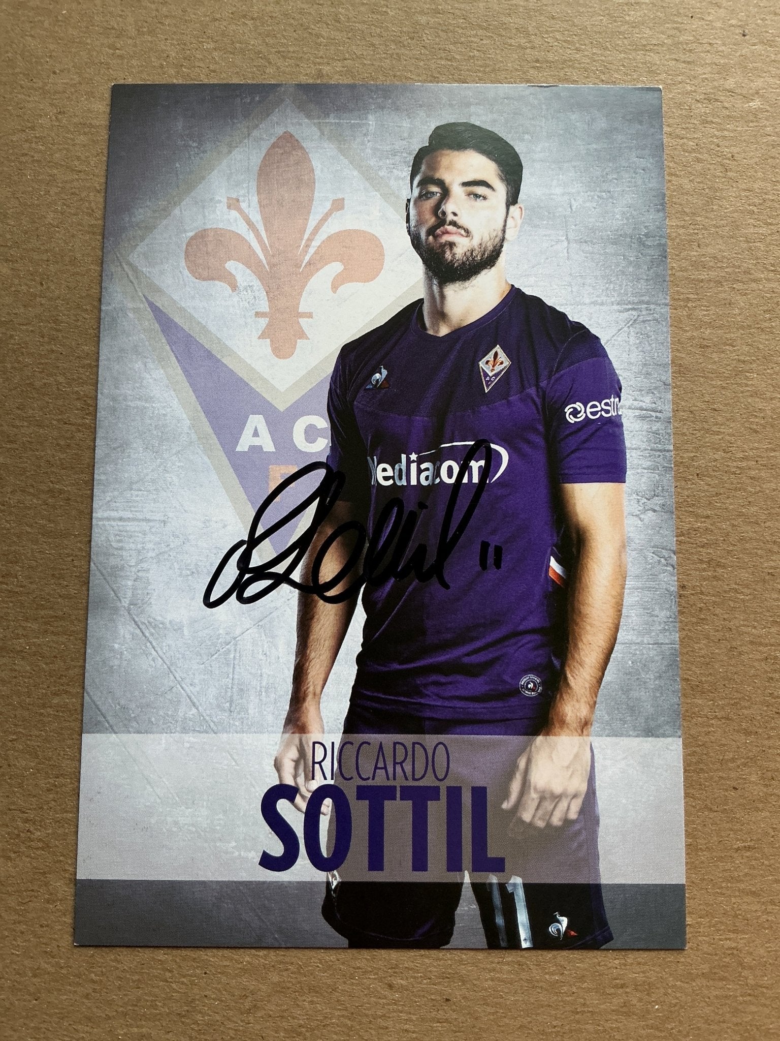Riccardo Sottil, Italy 🇮🇹 ACF Fiorentina 2019/20 hand signed - Autographs-World