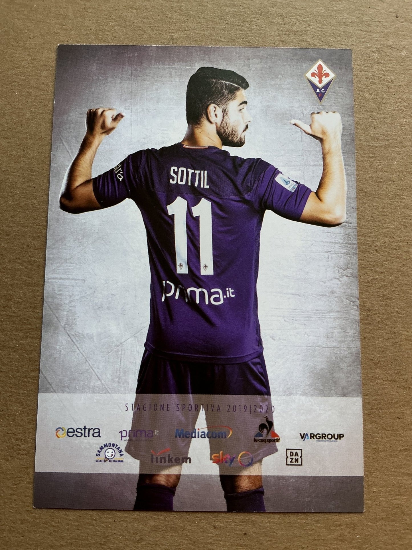 Riccardo Sottil, Italy 🇮🇹 ACF Fiorentina 2019/20 hand signed - Autographs-World