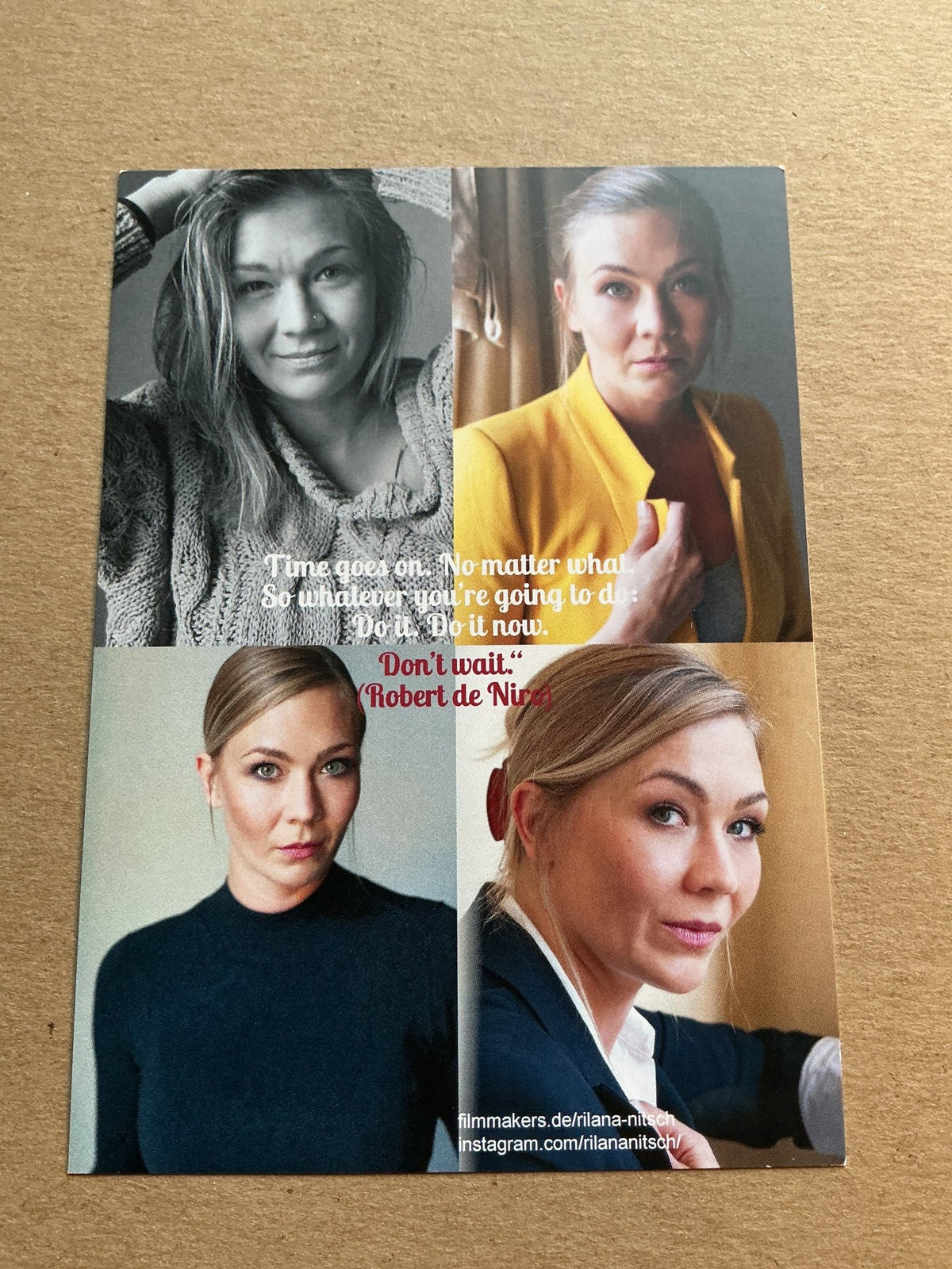 Rilana Nitsch, Germany 🇩🇪 Actress 2024 hand signed - Autographs-World