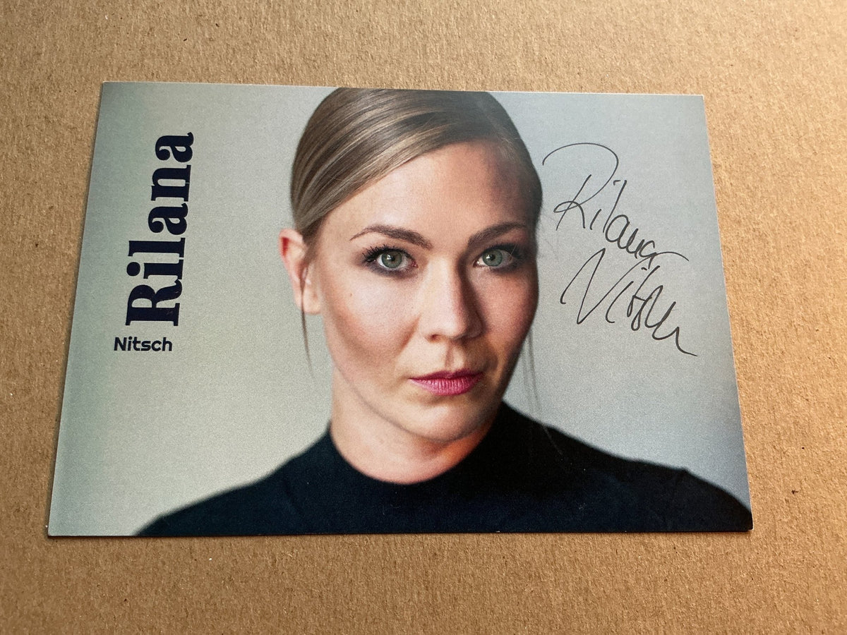 Rilana Nitsch, Germany 🇩🇪 Actress 2024 hand signed - Autographs-World