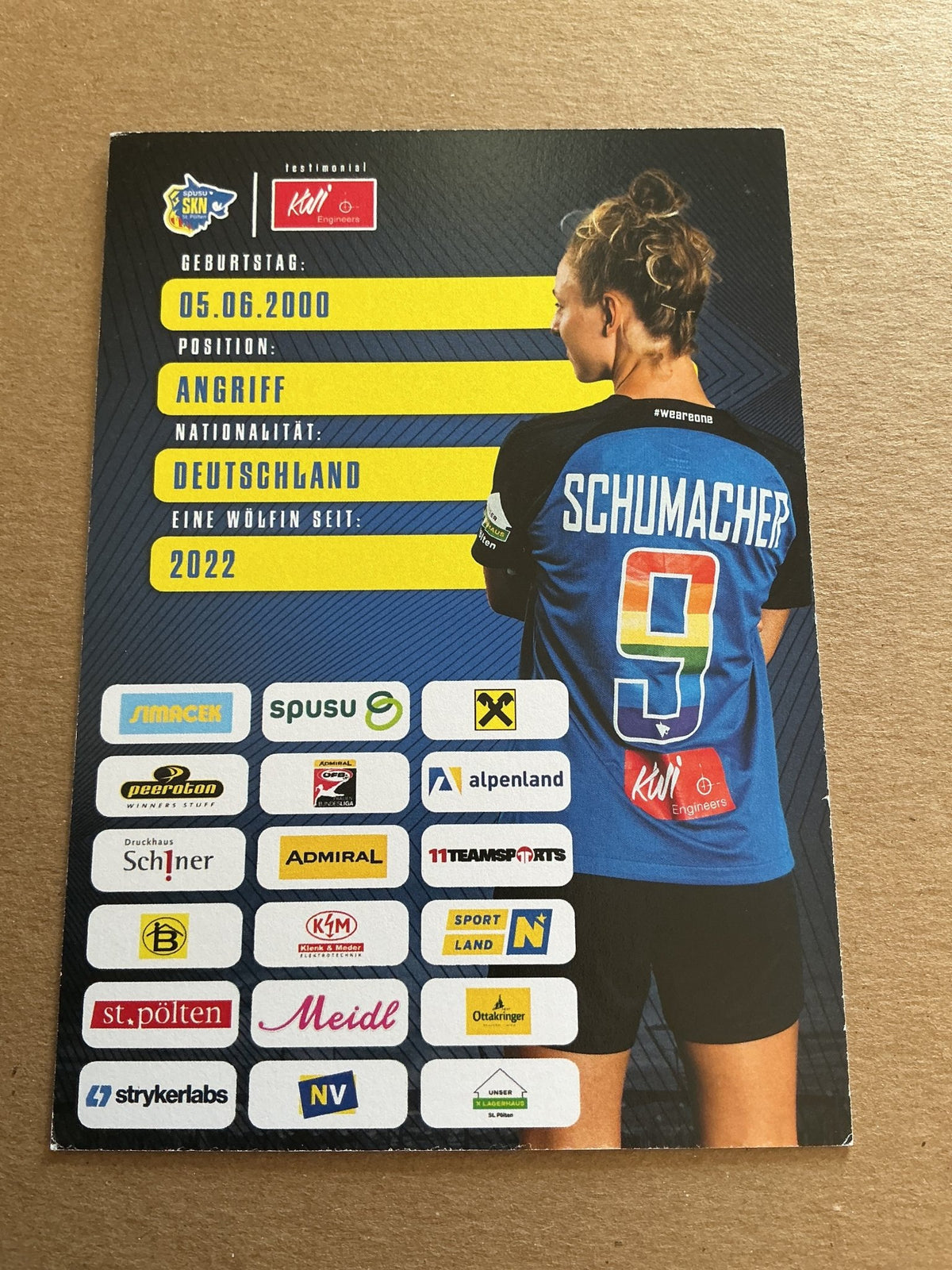 Rita Schumacher, Germany 🇩🇪 SKN St. Pölten 2023/24 hand signed - Autographs-World