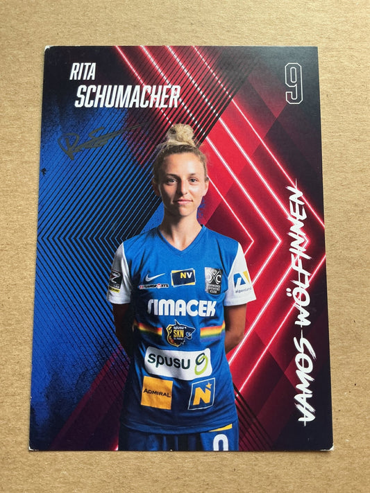 Rita Schumacher, Germany 🇩🇪 SKN St.Pölten 2022/23 hand signed - Autographs-World