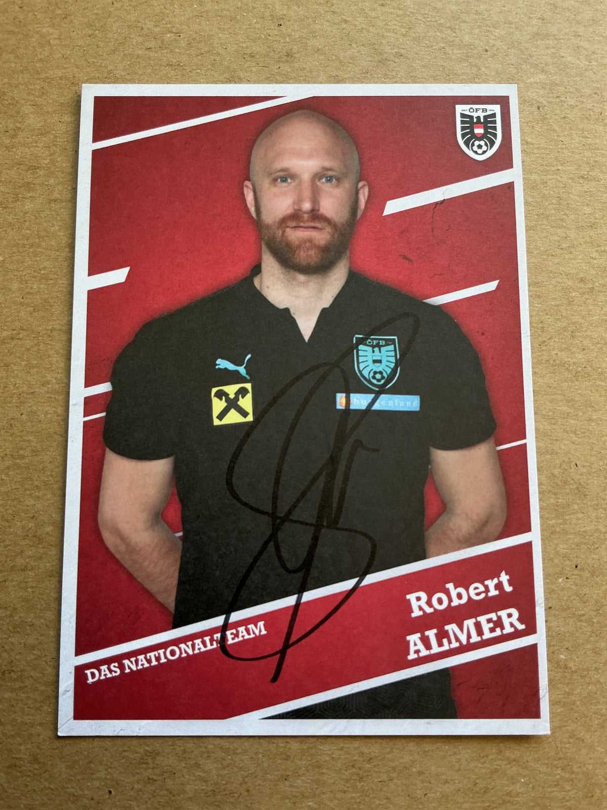Robert Almer, Austria 🇦🇹 2021 hand signed - Autographs-World