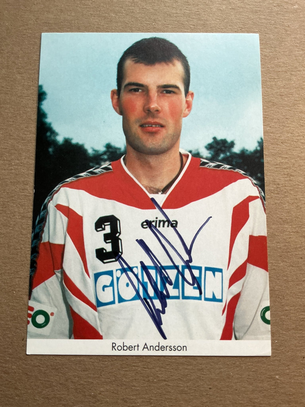 Robert Andersson, Sweden 🇸🇪 Handball Summer Olympics hand signed - Autographs-World
