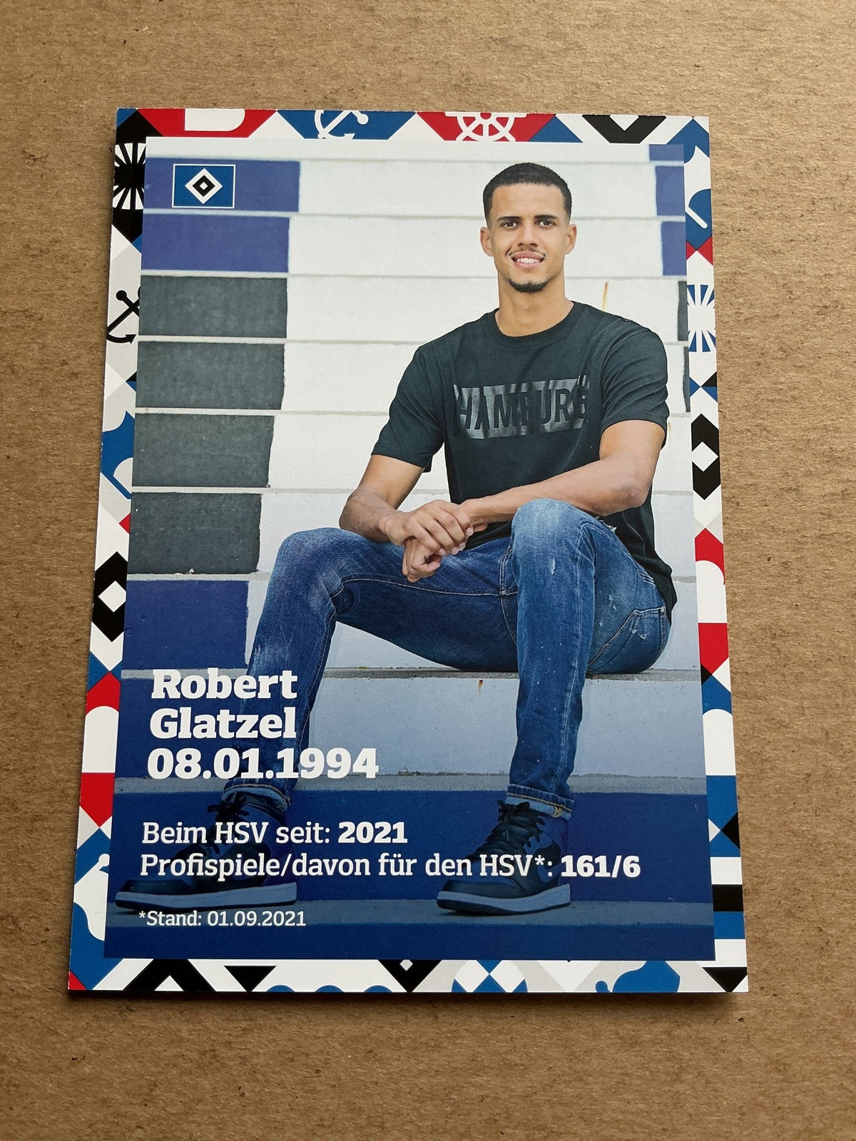 Robert Glatzel, Germany 🇩🇪 Hamburger SV 2021/22 hand signed - Autographs-World
