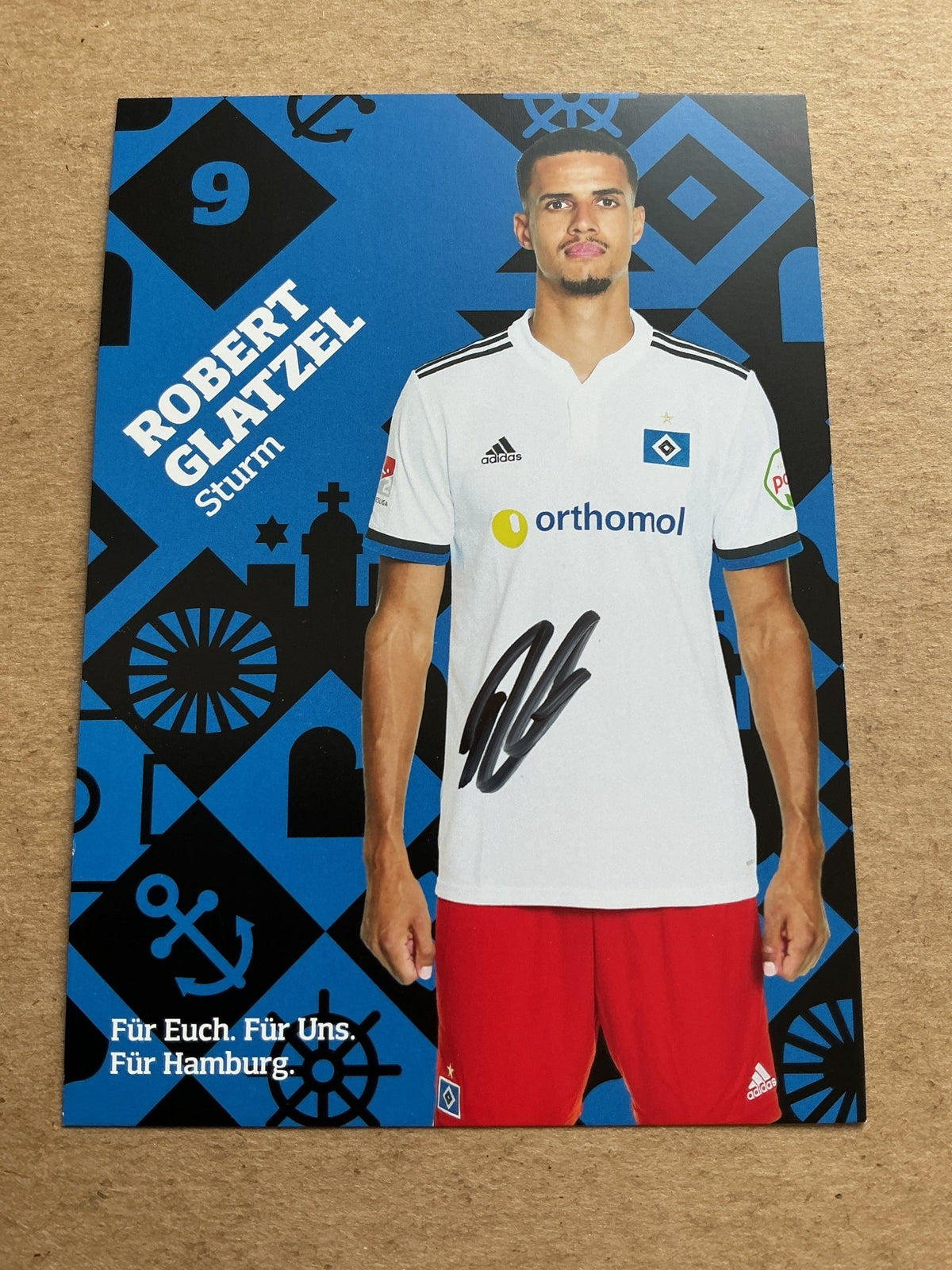 Robert Glatzel, Germany 🇩🇪 Hamburger SV 2021/22 hand signed - Autographs-World