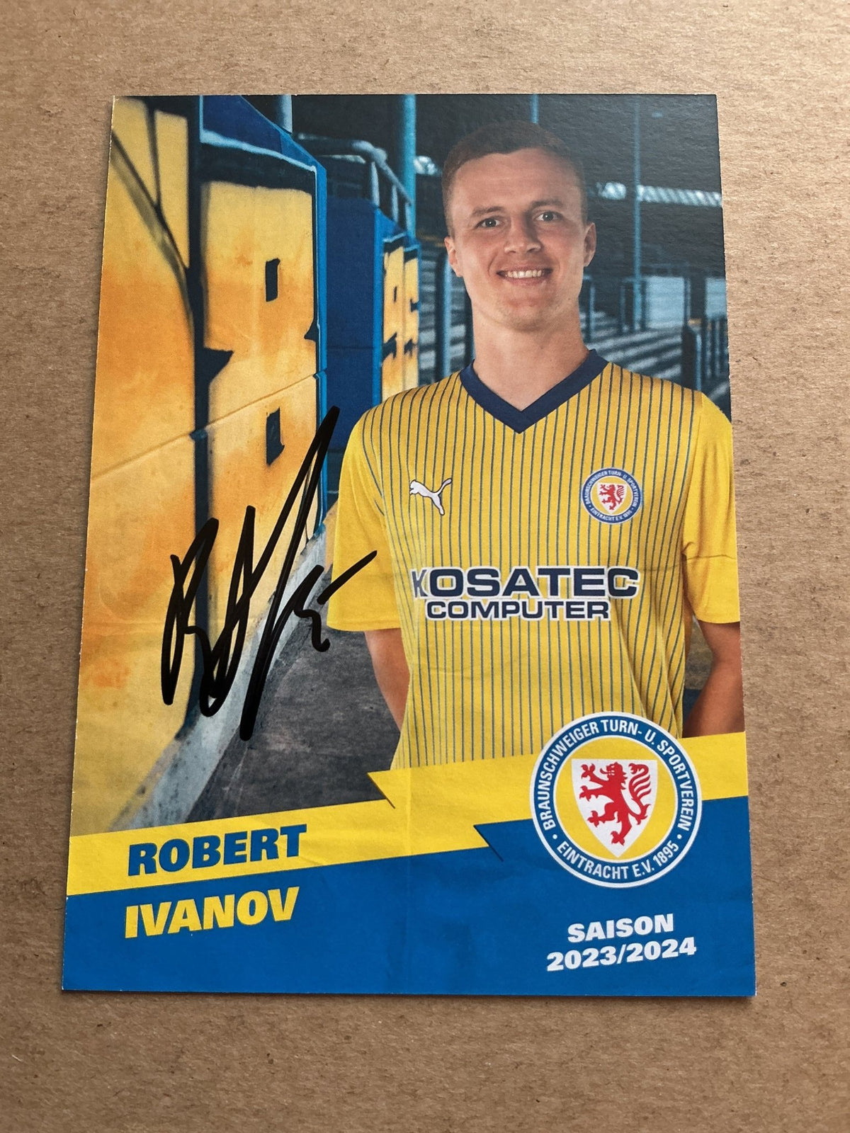 Robert Ivanov, Finland 🇫🇮 Eintracht Braunschweig 2023/24 hand signed - Autographs-World