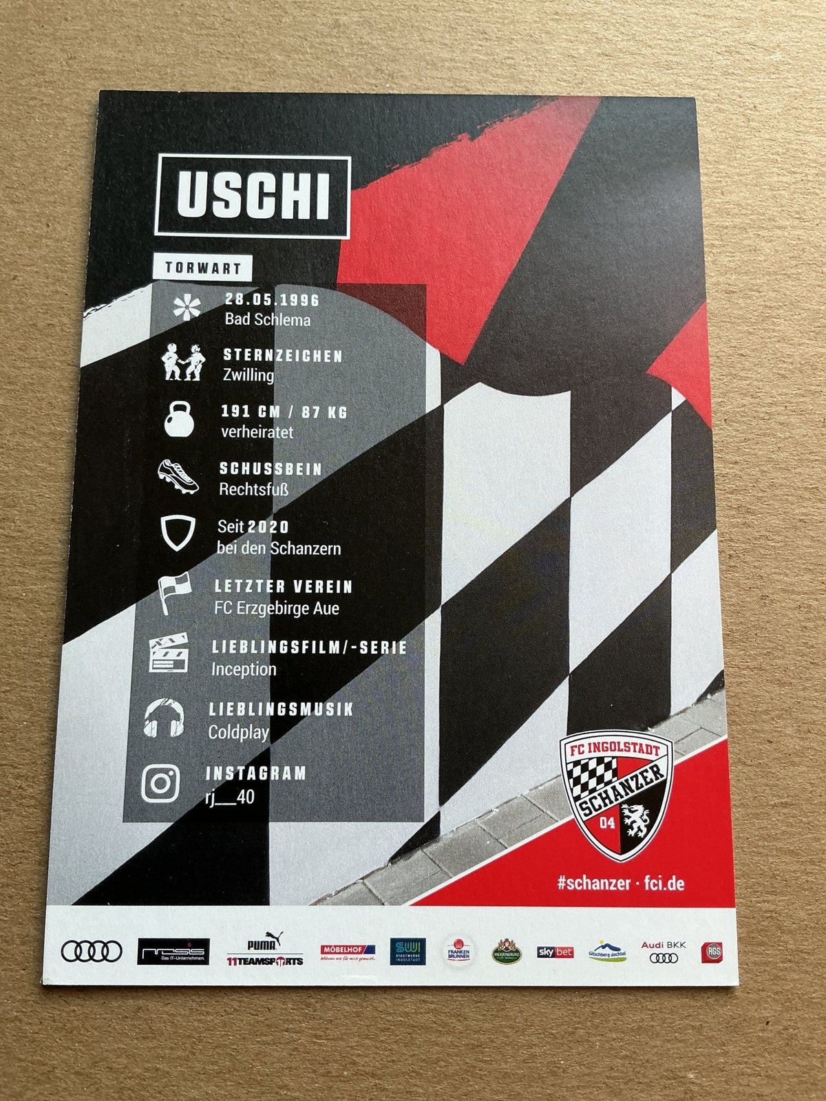 Robert Jendrusch, Germany 🇩🇪 FC Ingolstadt 04 2020/21 hand signed - Autographs-World