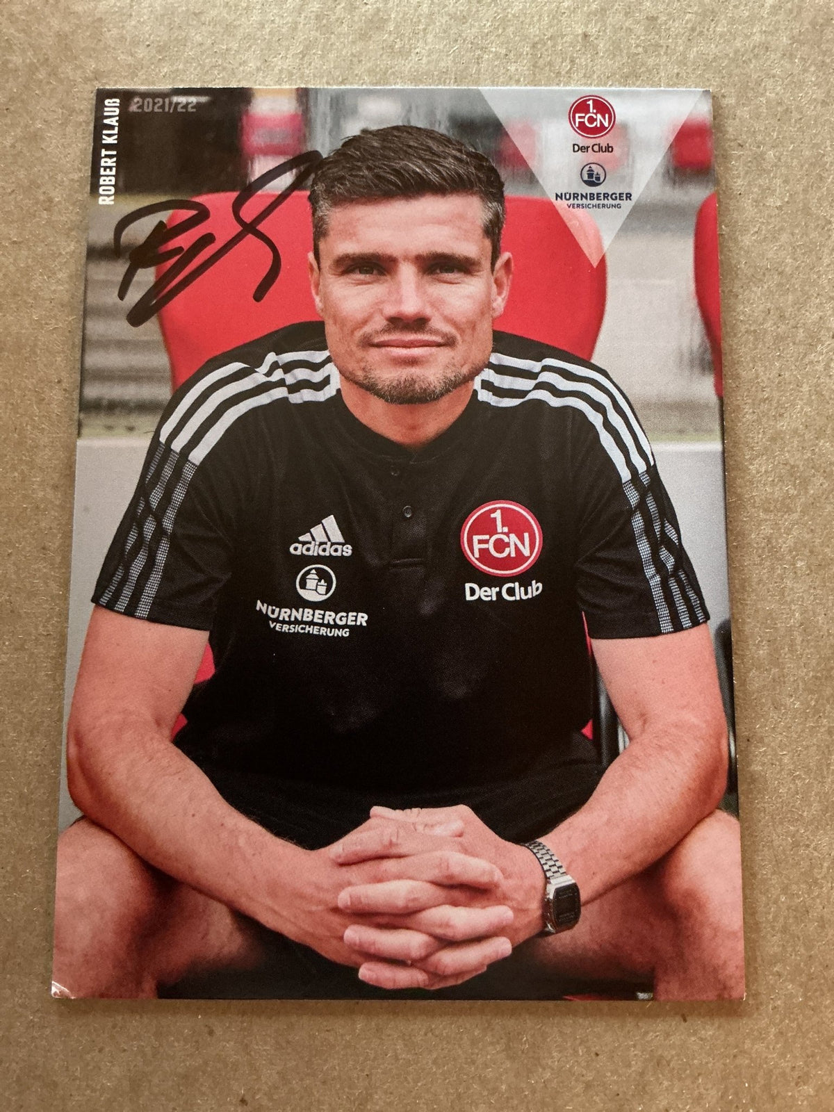 Robert Klauß, Germany 🇩🇪 1.FC Nürnberg 2021/22 hand signed - Autographs-World