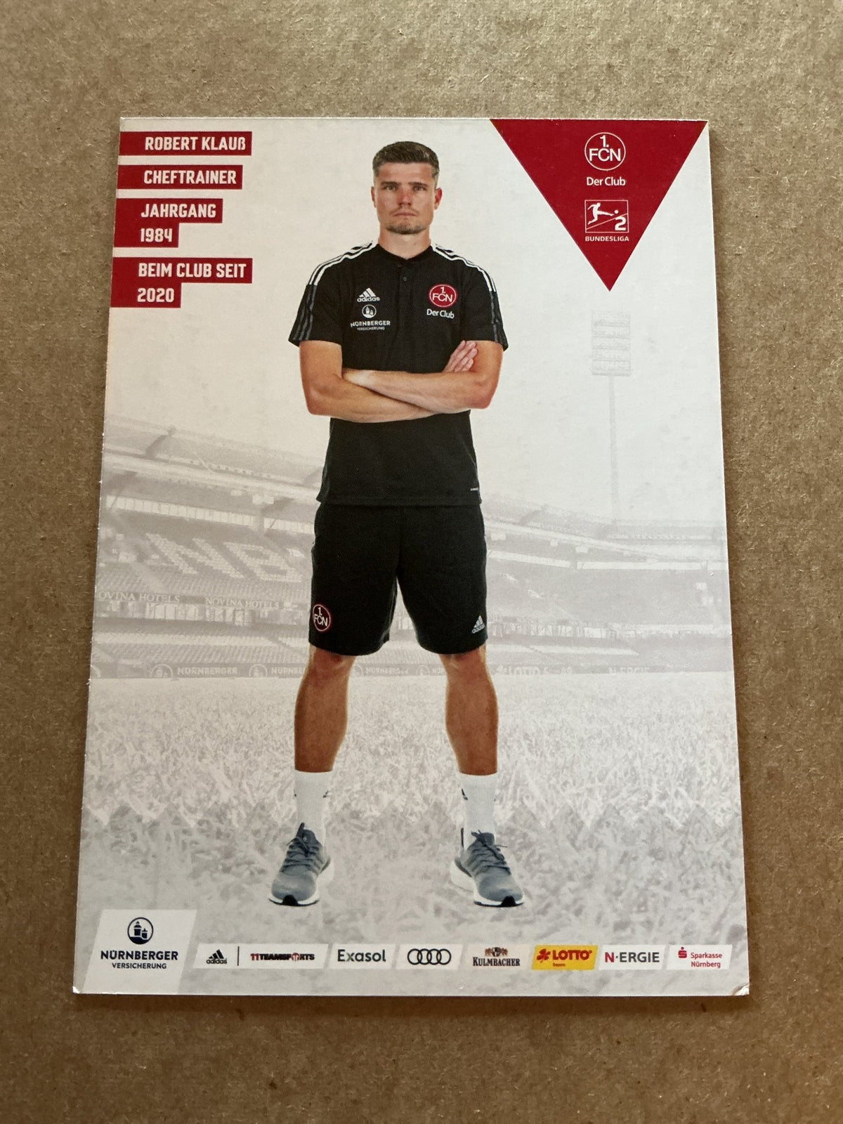 Robert Klauß, Germany 🇩🇪 1.FC Nürnberg 2021/22 hand signed - Autographs-World