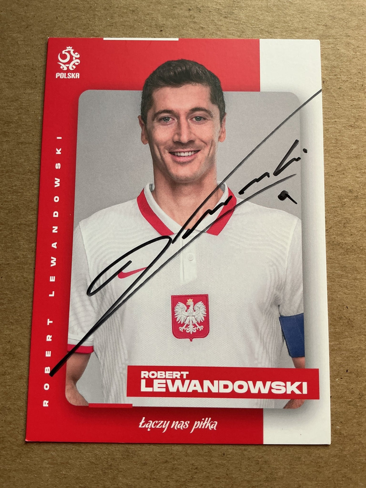 Robert Lewandowski, Poland 🇵🇱 UEFA Euro Cup 2020 hand signed - Autographs-World