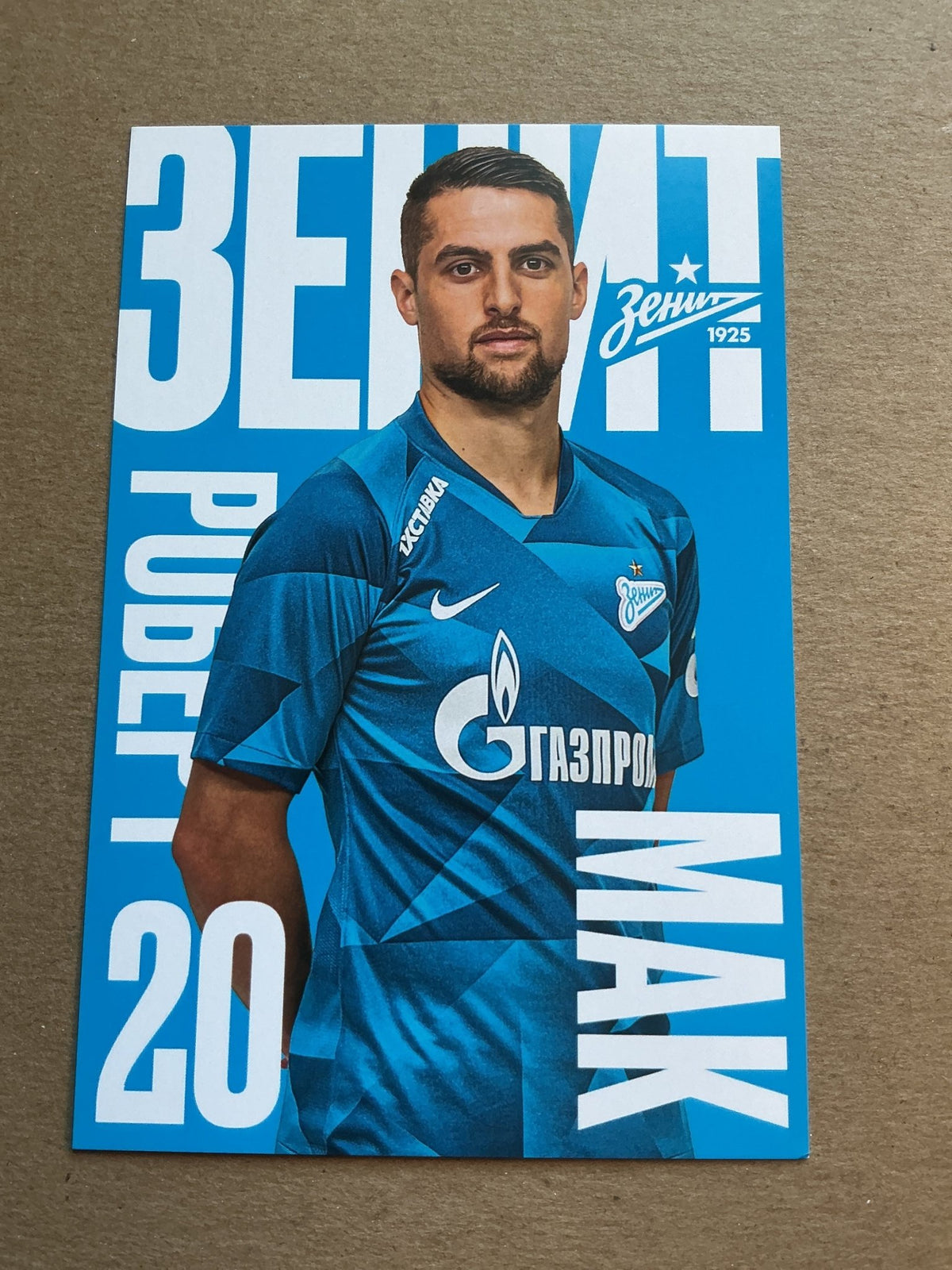 Robert Mak, Slovakia 🇸🇰 FC Zenit Saint Petersburg 2019/20 unsigned - Autographs-World