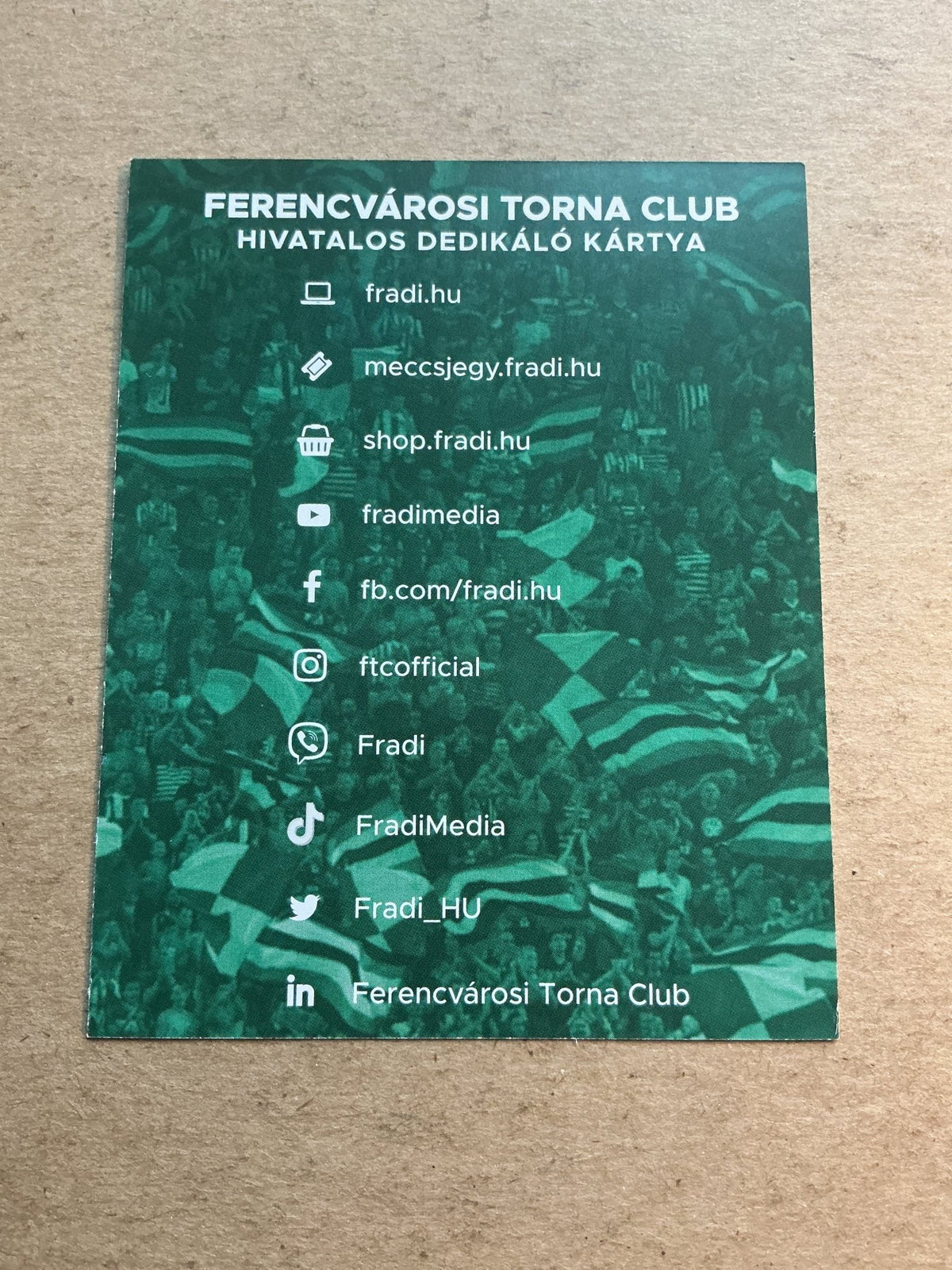 Róbert Mak, Slovakia 🇸🇰 Ferencvaros TC 2021/22 hand signed - Autographs-World