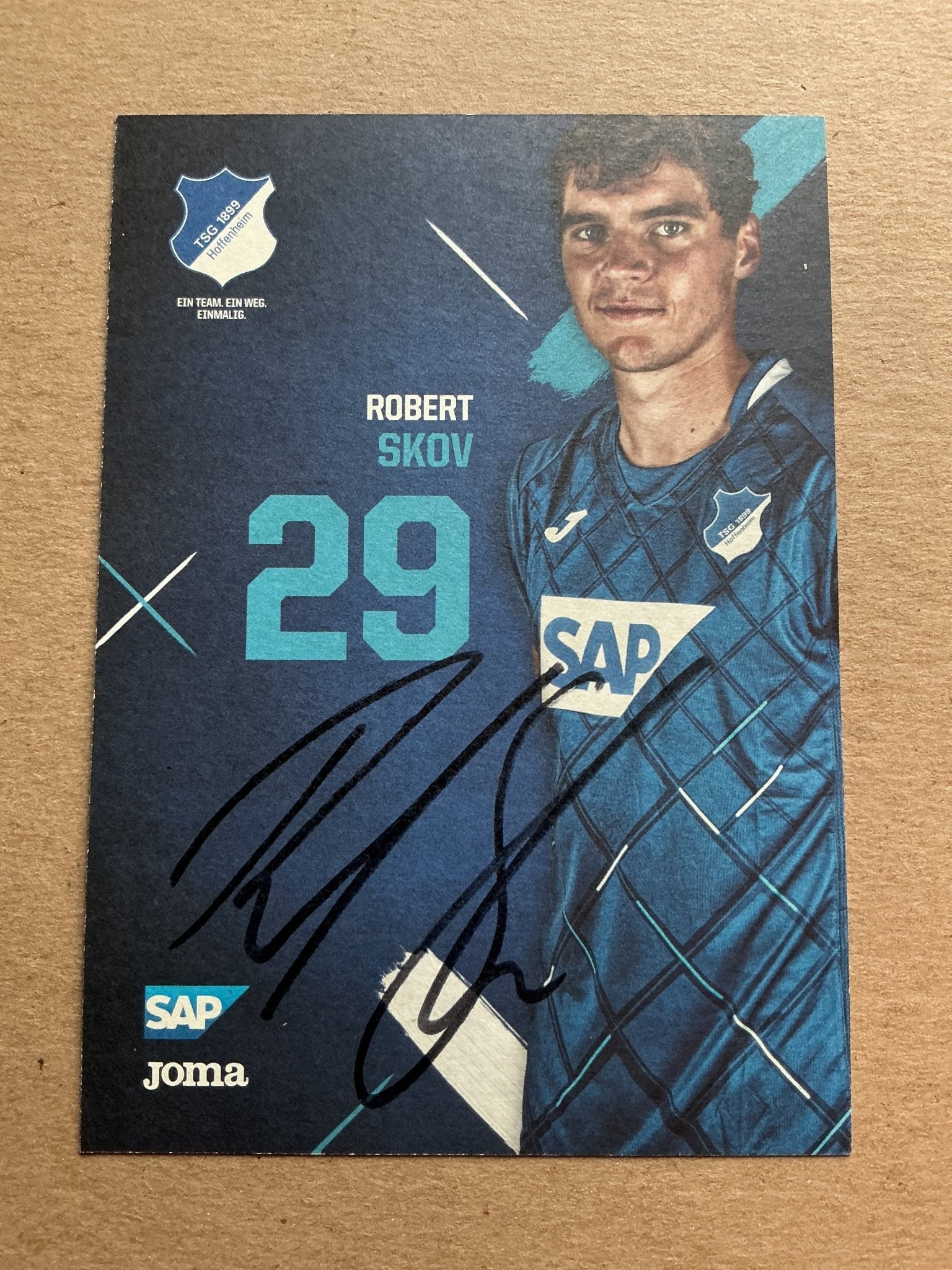 Robert Skov, Denmark 🇩🇰 TSG 1899 Hoffenheim 2019/20 hand signed - Autographs-World