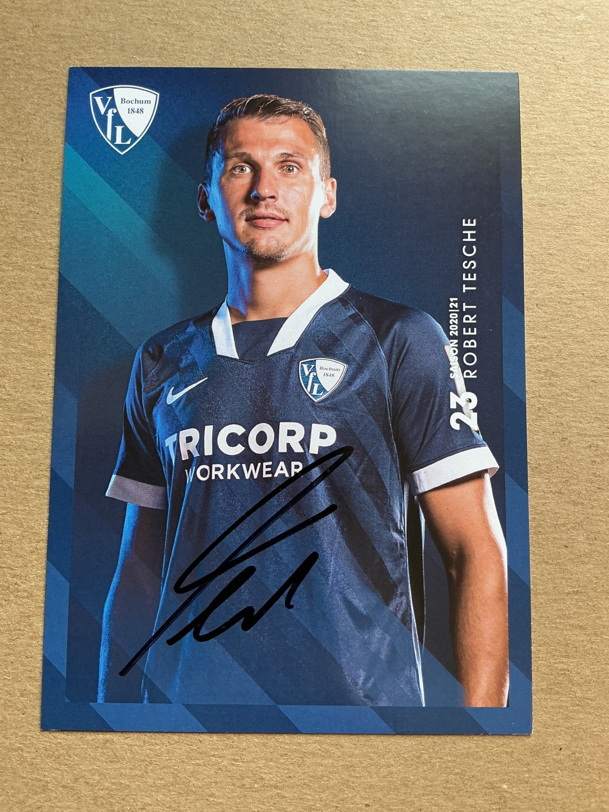 Robert Tesche, Germany 🇩🇪 VfL Bochum 2020/21 hand signed - Autographs-World