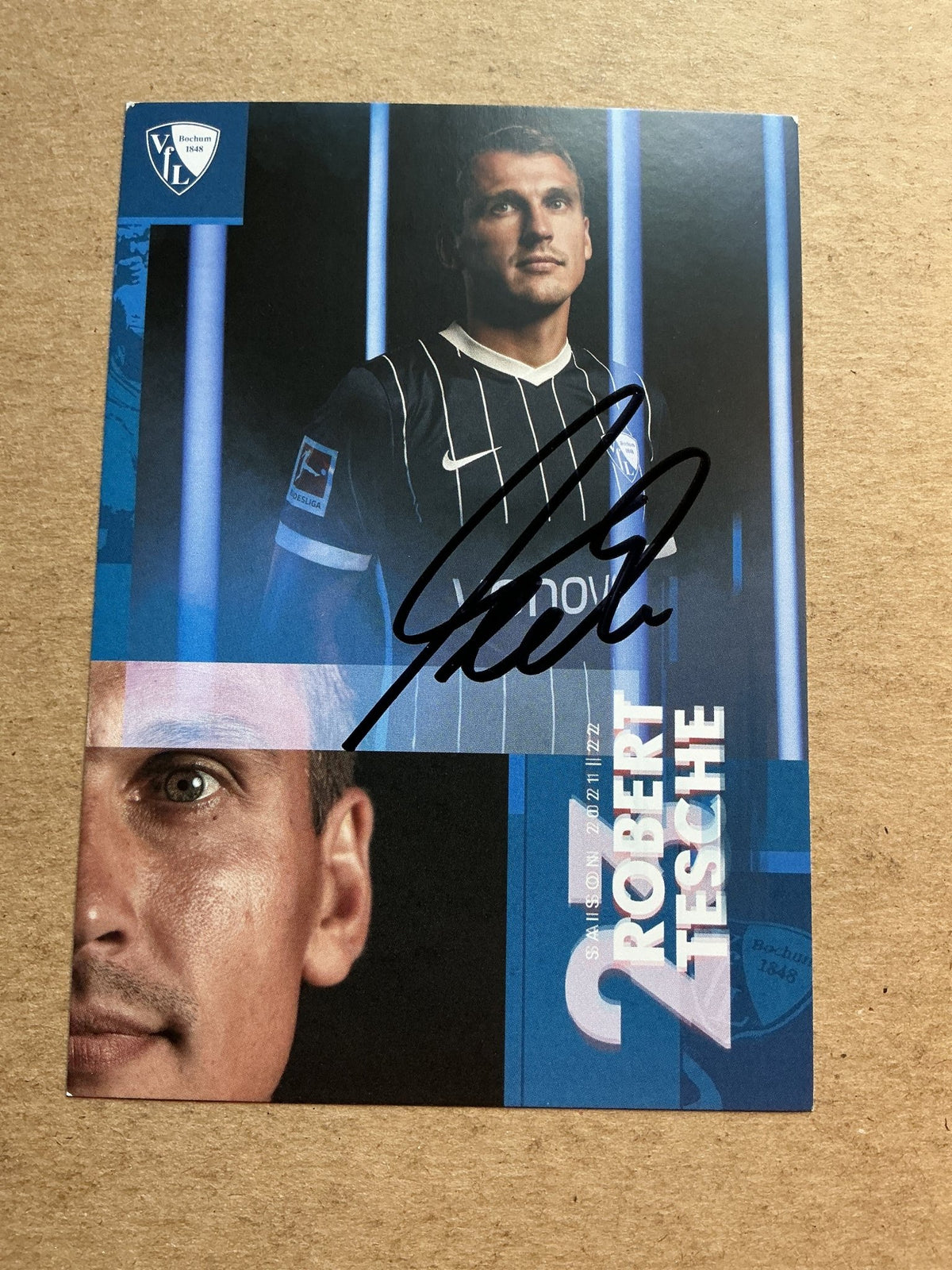 Robert Tesche, Germany 🇩🇪 VfL Bochum 2021/22 hand signed - Autographs-World