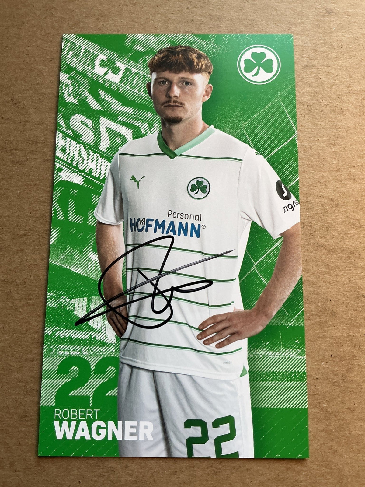 Robert Wagner, Germany 🇩🇪 SpVgg Greuther Fürth 2023/24 hand signed - Autographs-World