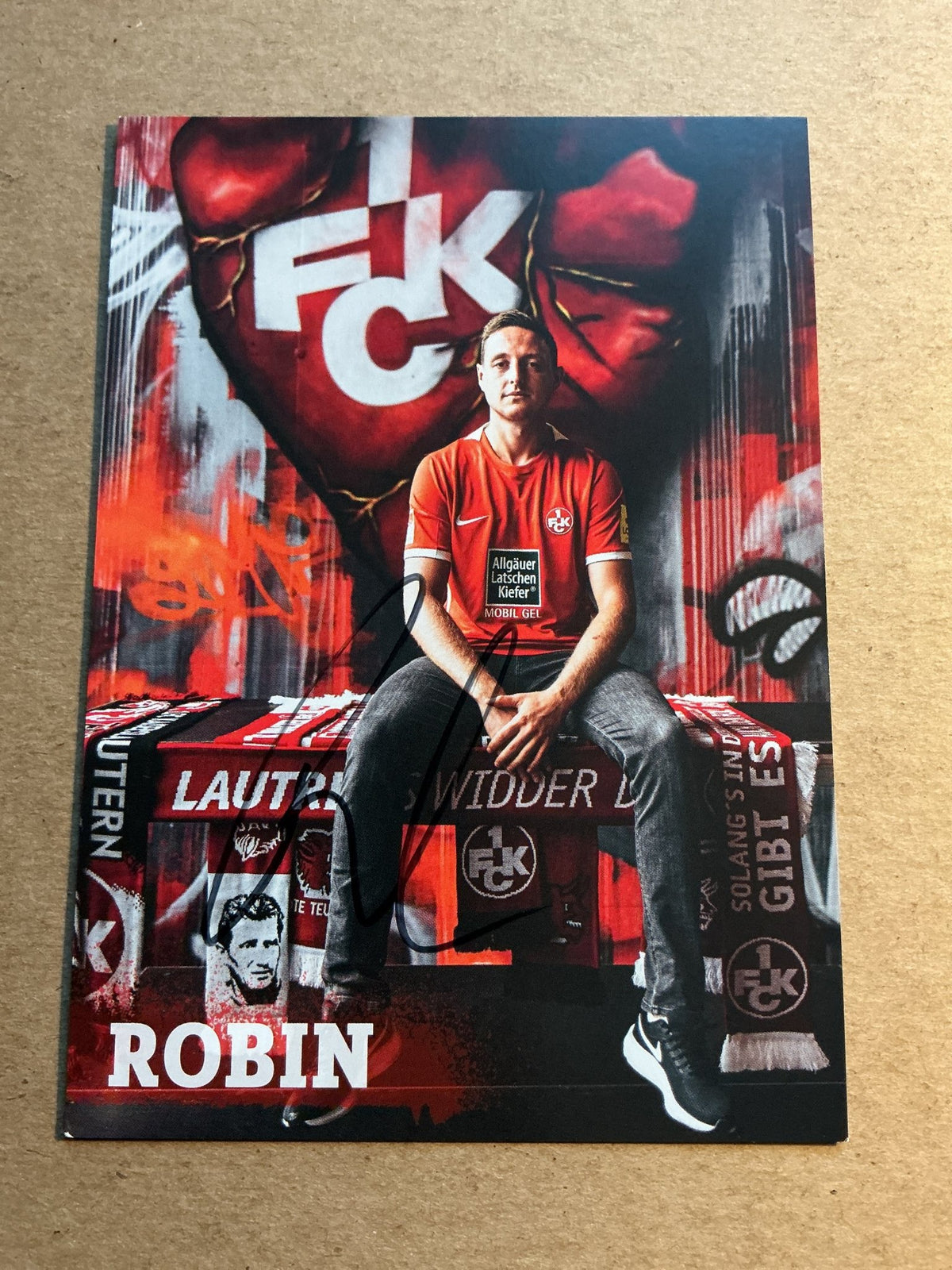 Robin Bormuth, Germany 🇩🇪 1.FC Kaiserslautern 2022/23 hand signed - Autographs-World