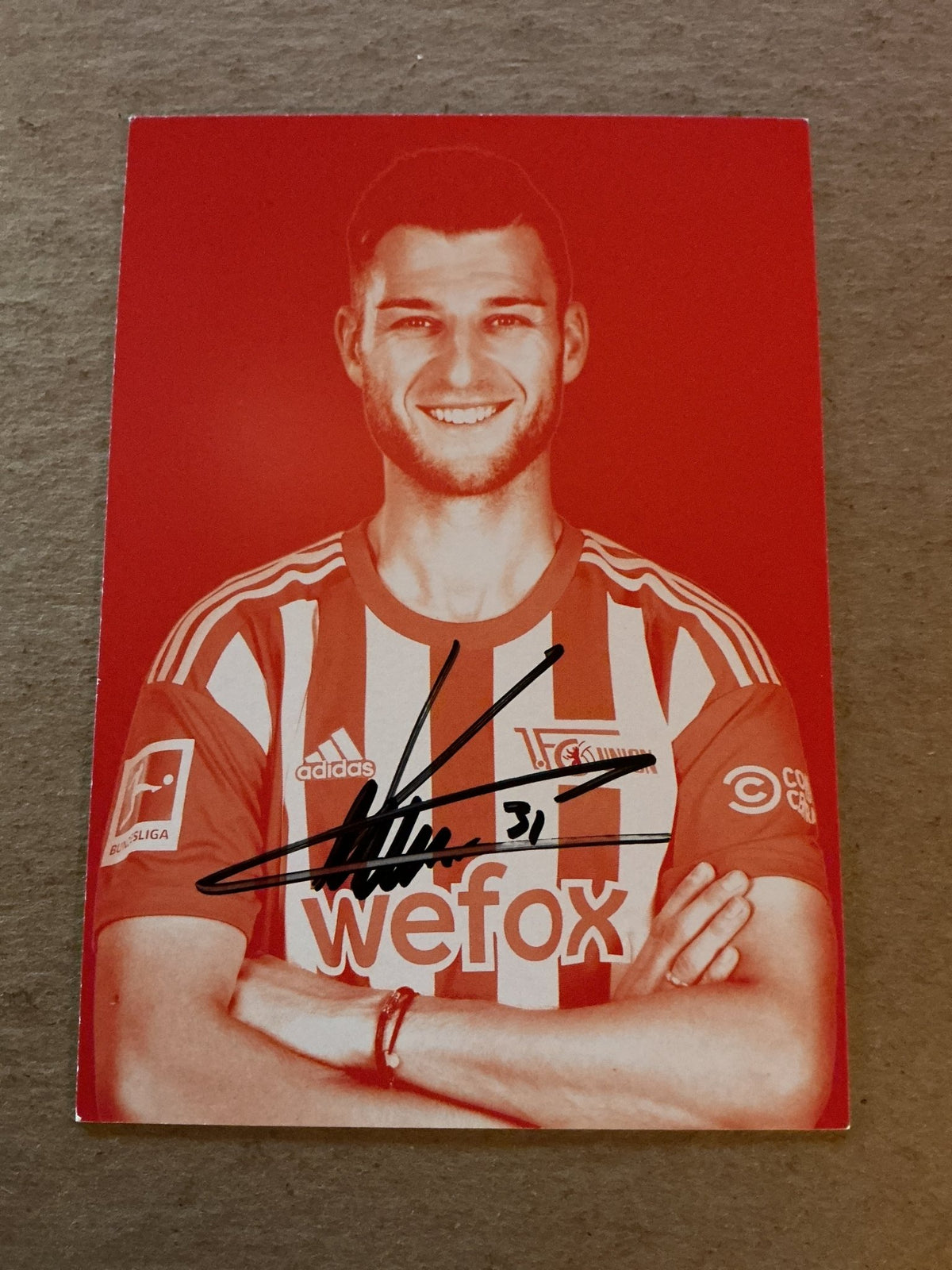 Robin Knoche, Germany 🇩🇪 1.FC Union Berlin 2022/23 hand signed - Autographs-World