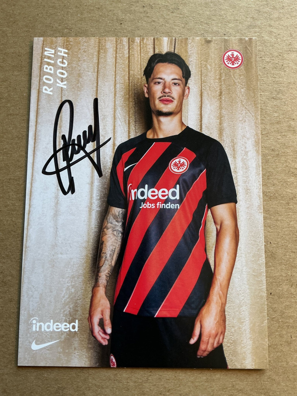 Robin Koch, Germany 🇩🇪 Eintracht Frankfurt 2023/24 hand signed - Autographs-World