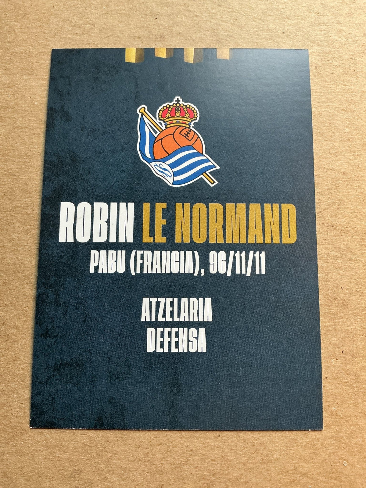 Robin Le Normand, Spain 🇪🇸 Real Sociedad 2023/24 hand signed - Autographs-World