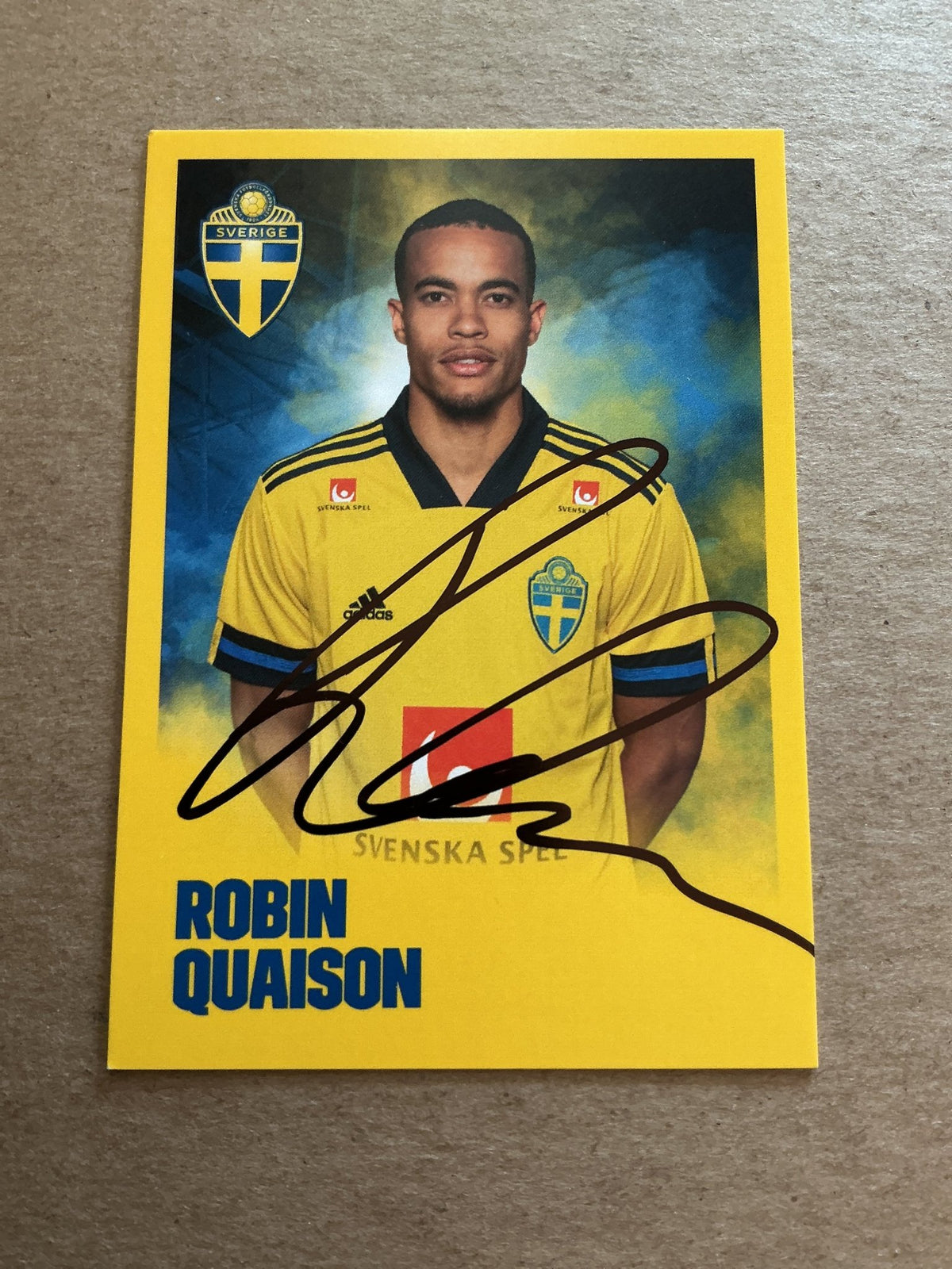 Robin Quaison, Sweden 🇸🇪 UEFA Euro 2020 FSV Mainz 05 hand signed - Autographs-World