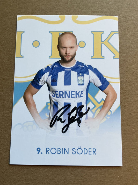 Robin Söder, Sweden 🇸🇪 IFK Göteborg 2019/20 hand signed - Autographs-World